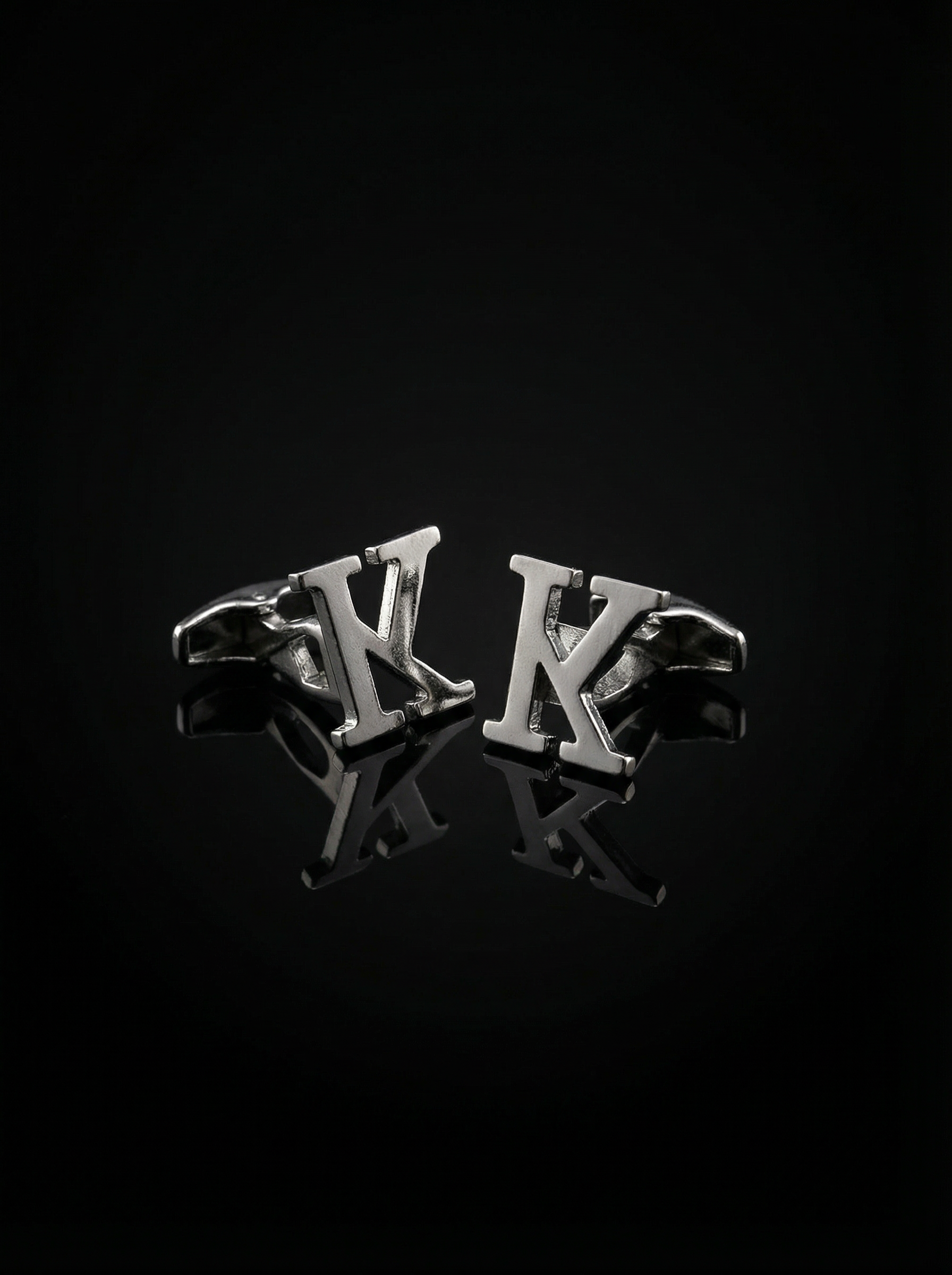 Letter K Cufflinks Tivaaro