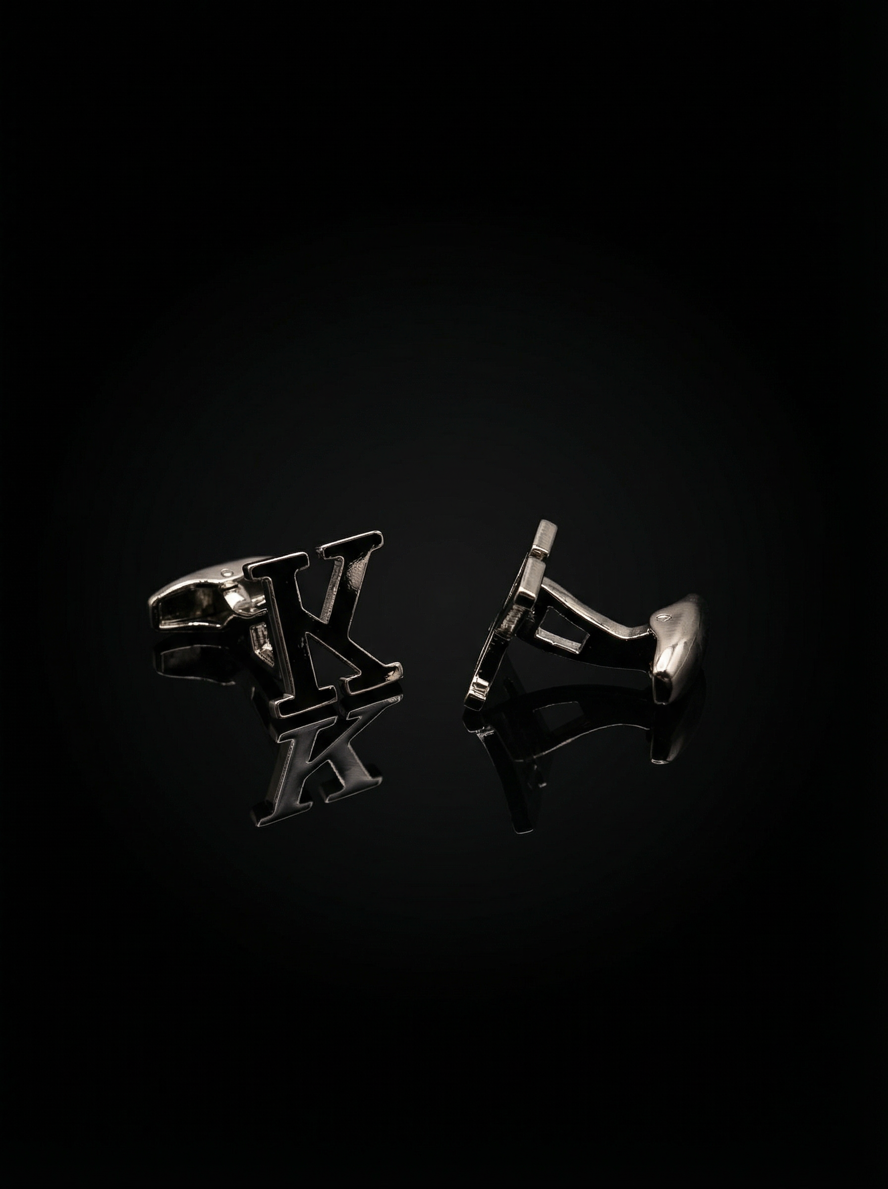 Letter K Cufflinks Tivaaro