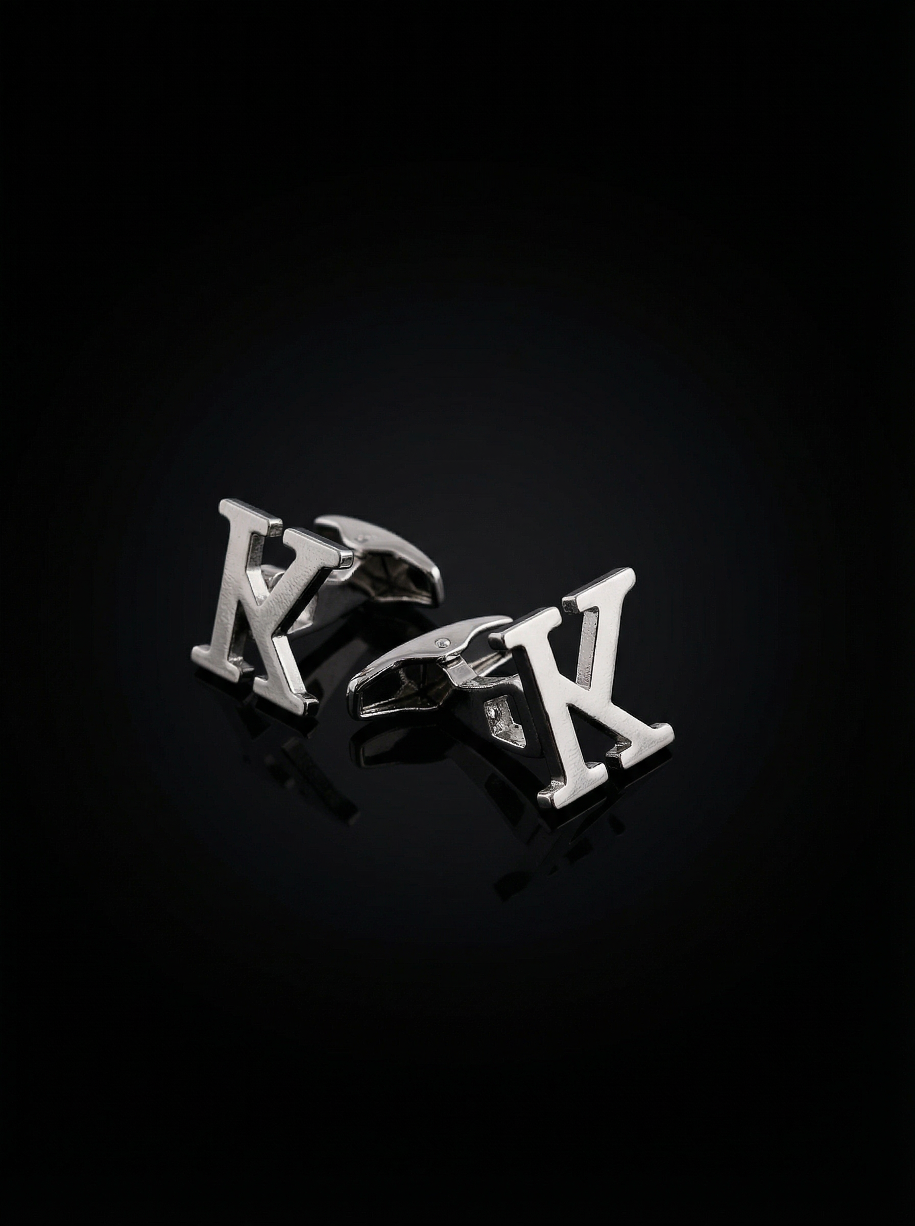 Letter K Cufflinks Tivaaro