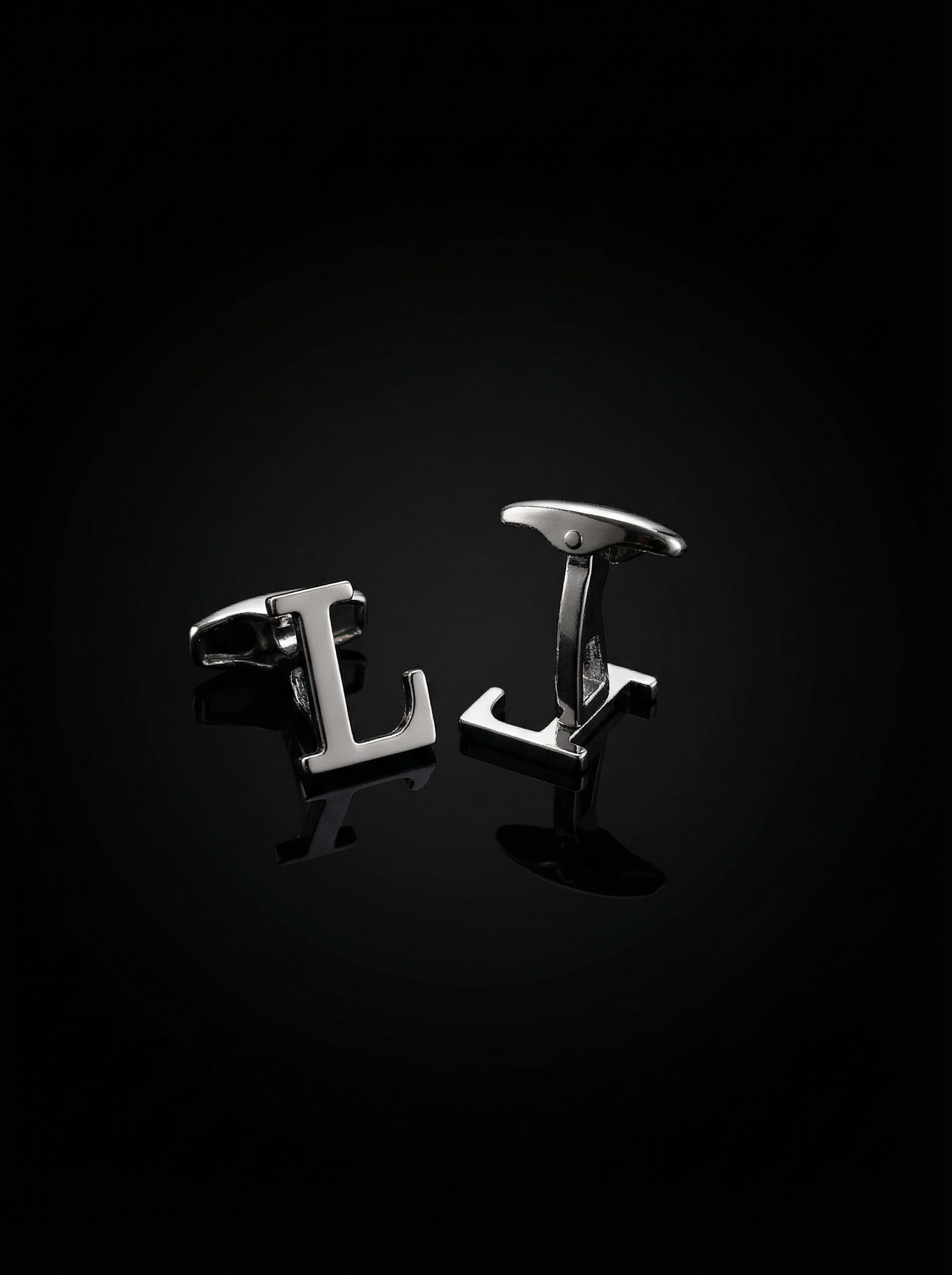 Letter L Cufflinks Tivaaro
