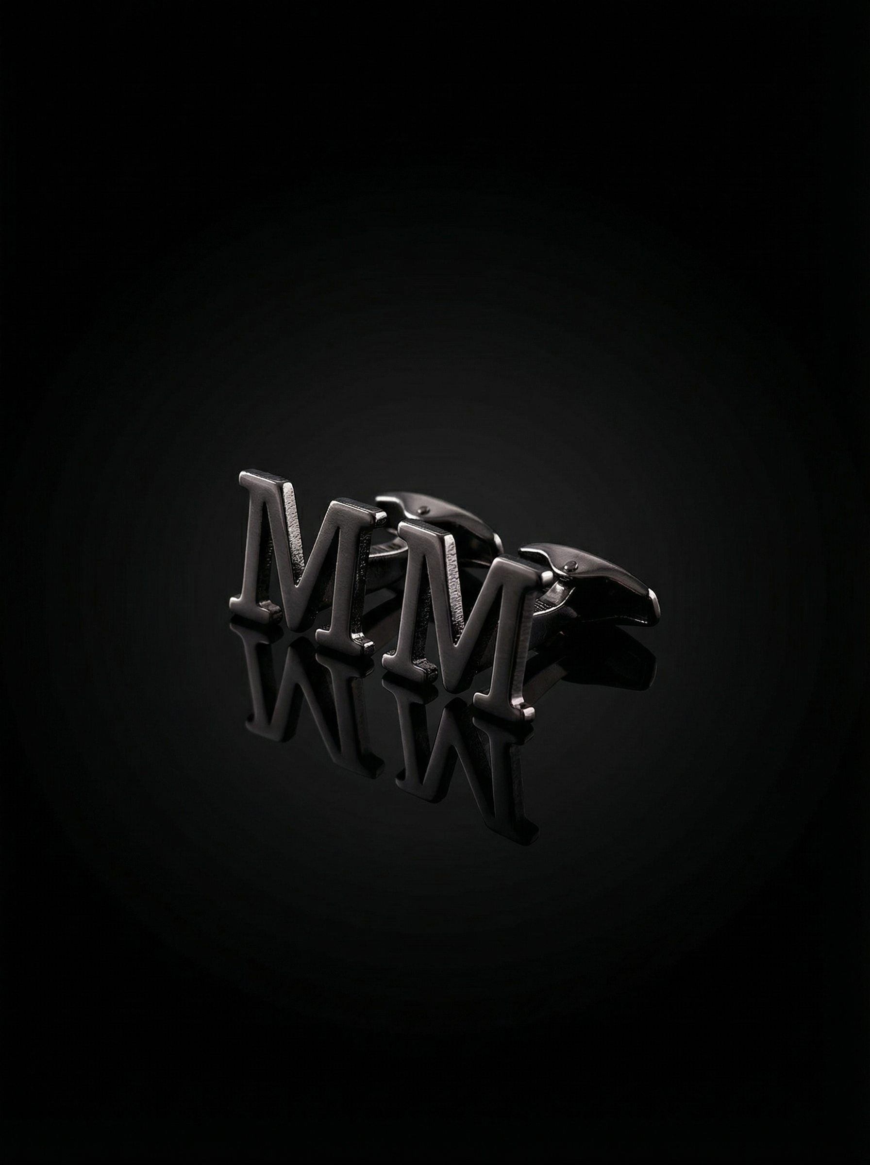 Letter M Cufflinks Tivaaro