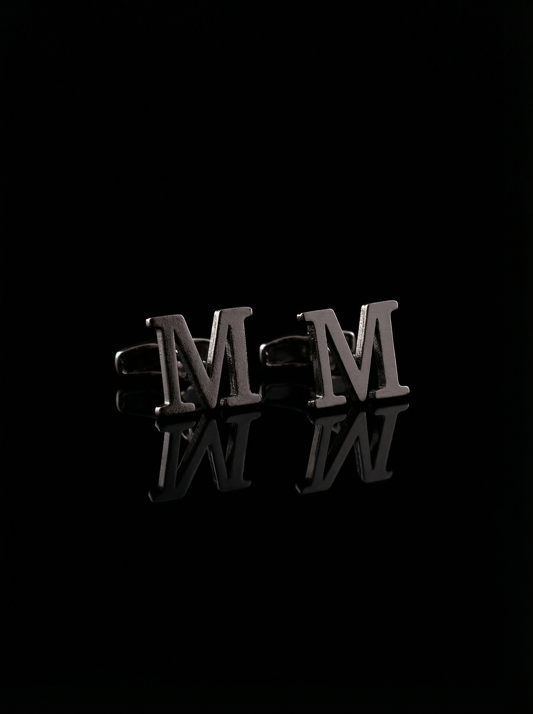 Letter M Cufflinks Tivaaro