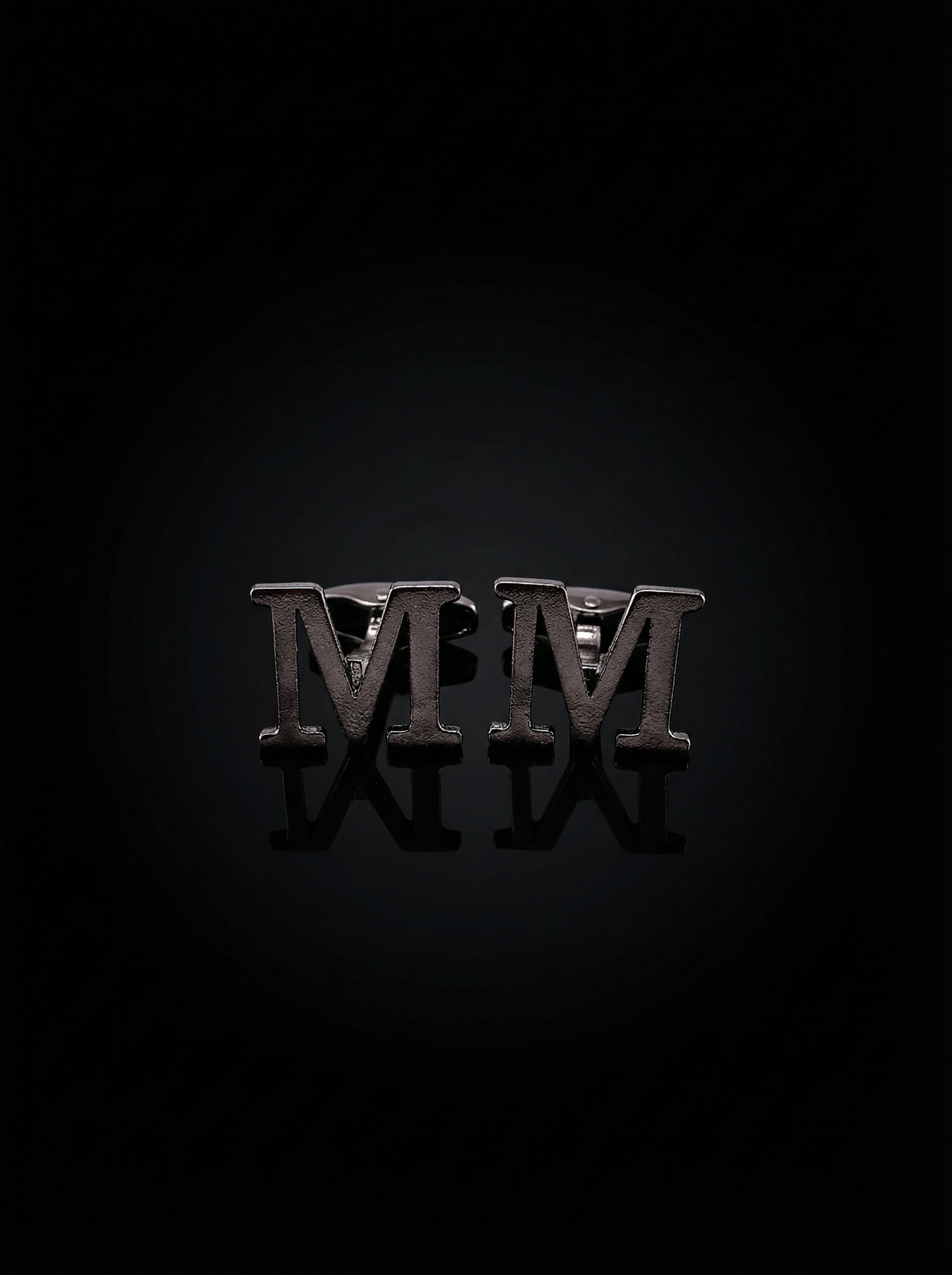 Letter M Cufflinks Tivaaro