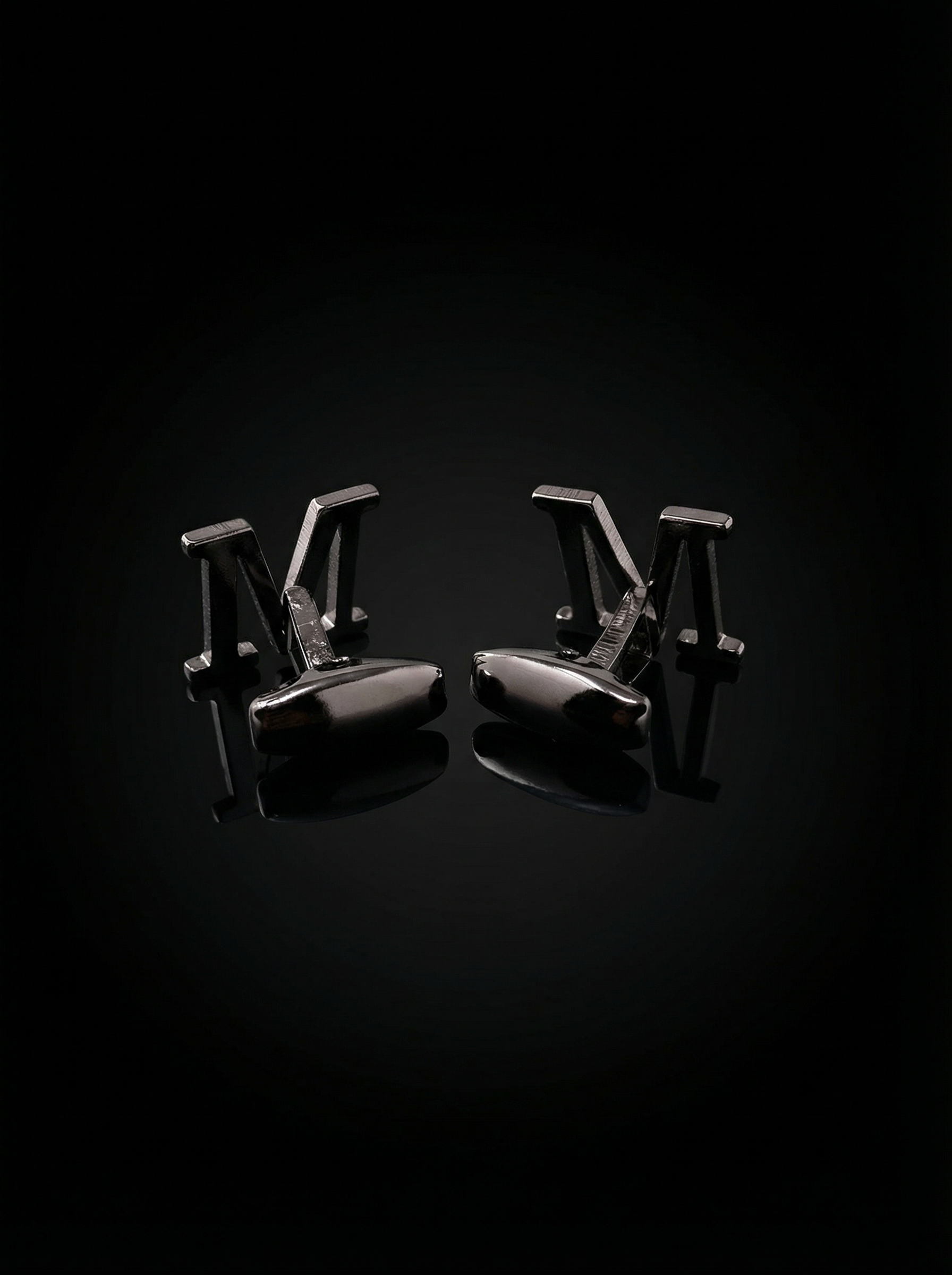 Letter M Cufflinks Tivaaro