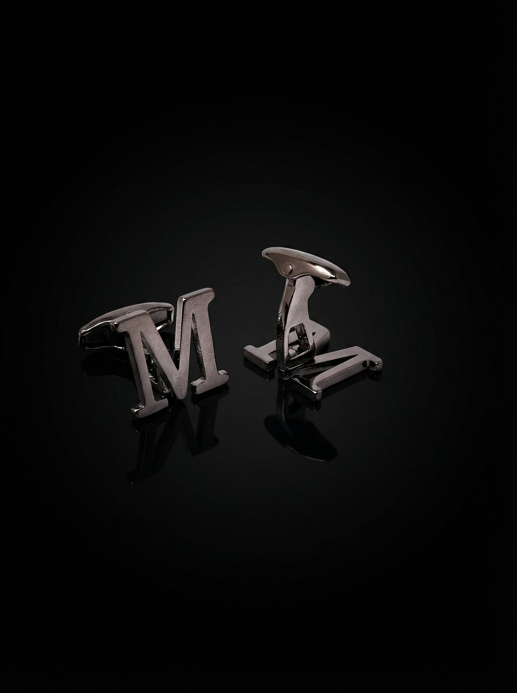Letter M Cufflinks Tivaaro