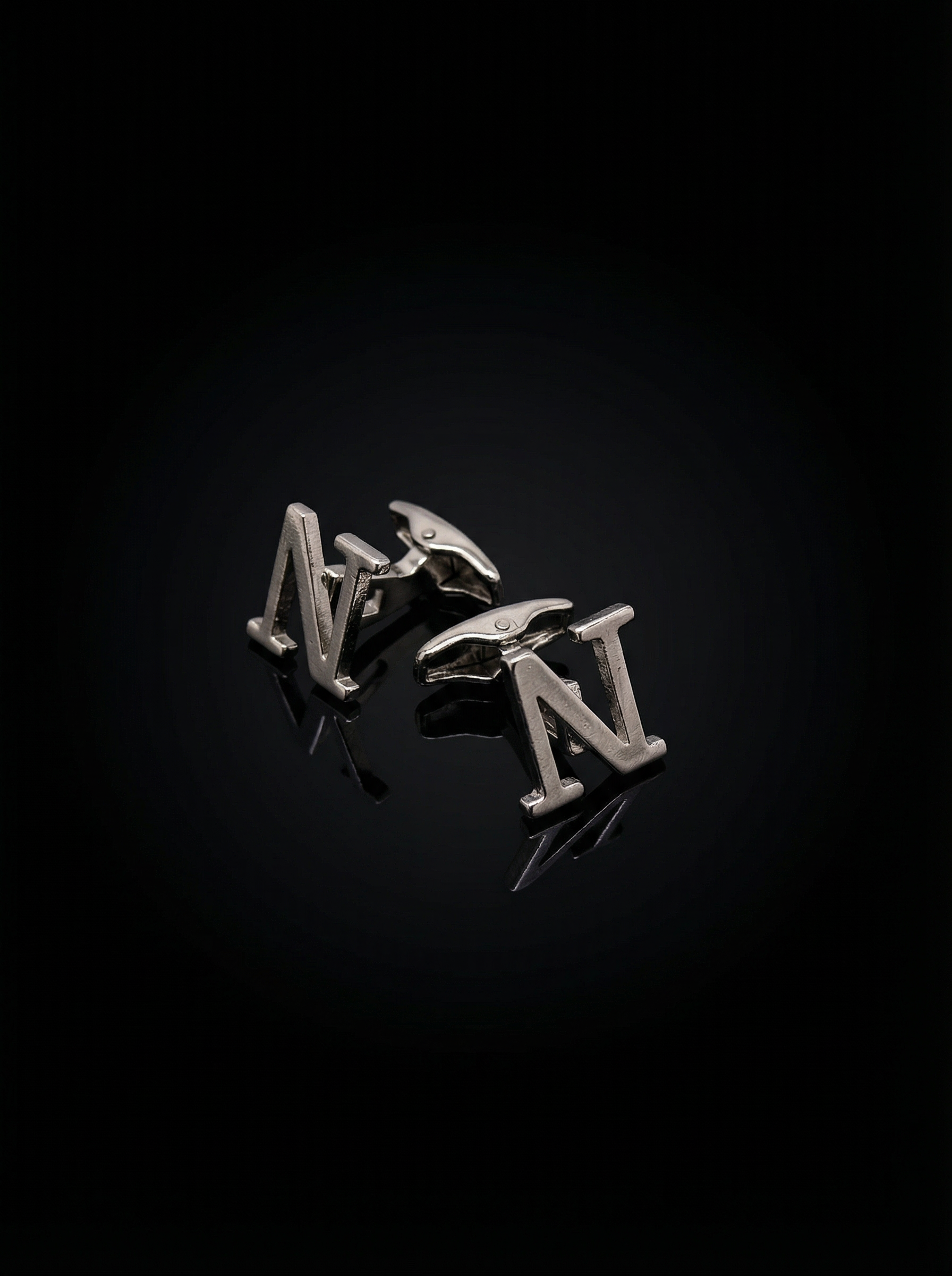 Letter N Cufflinks Tivaaro