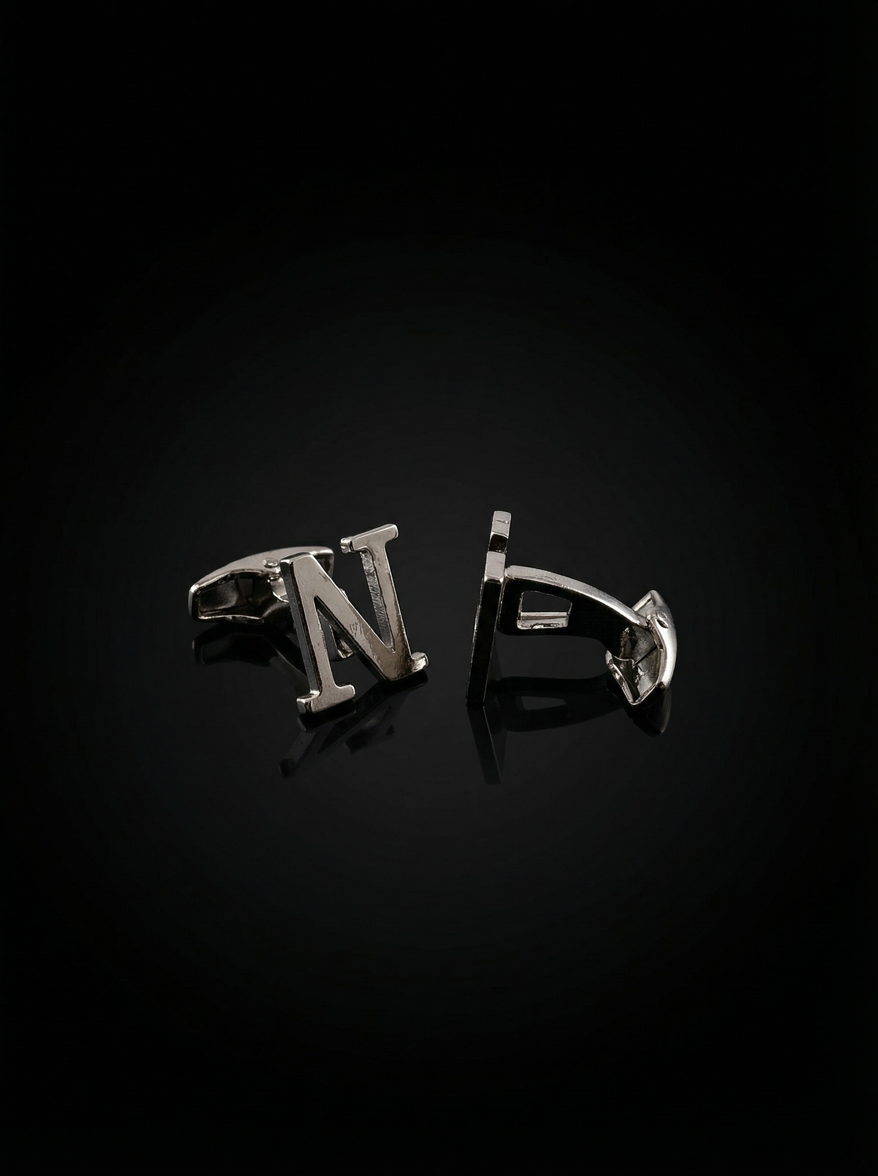 Letter N Cufflinks Tivaaro