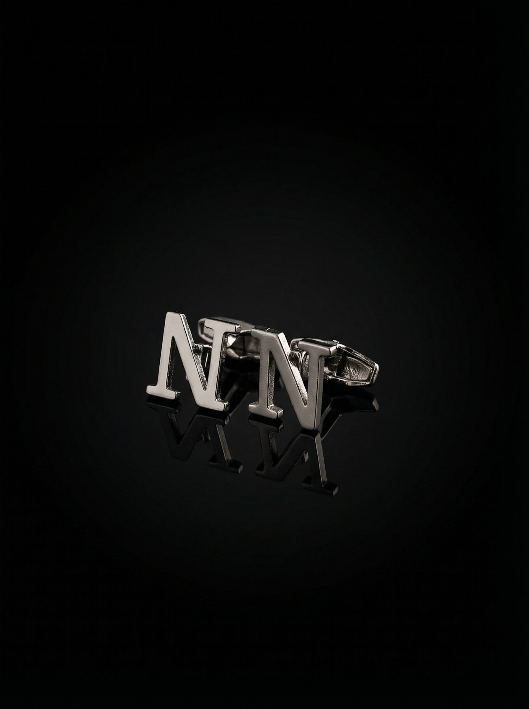 Letter N Cufflinks Tivaaro