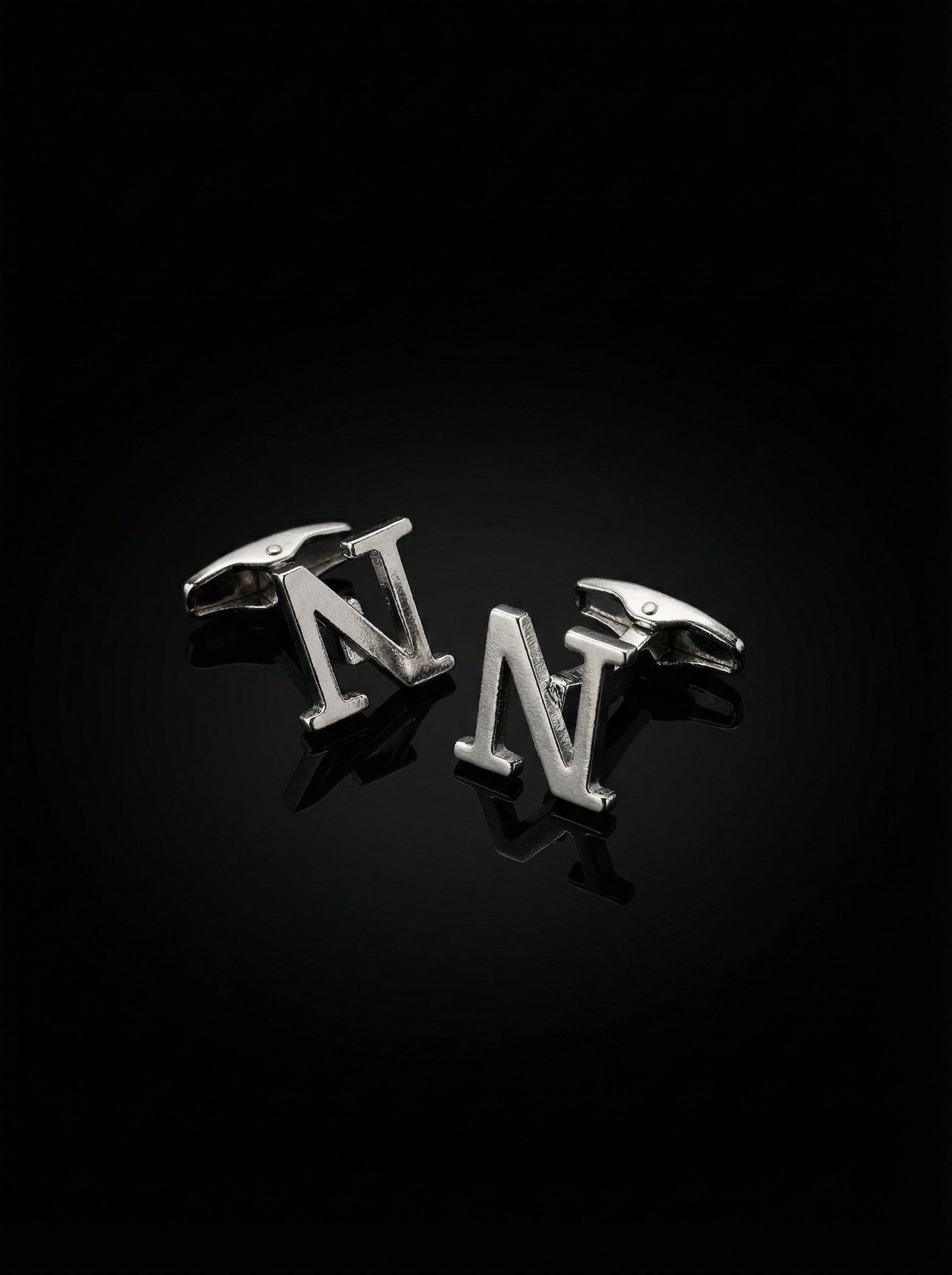 Letter N Cufflinks Tivaaro
