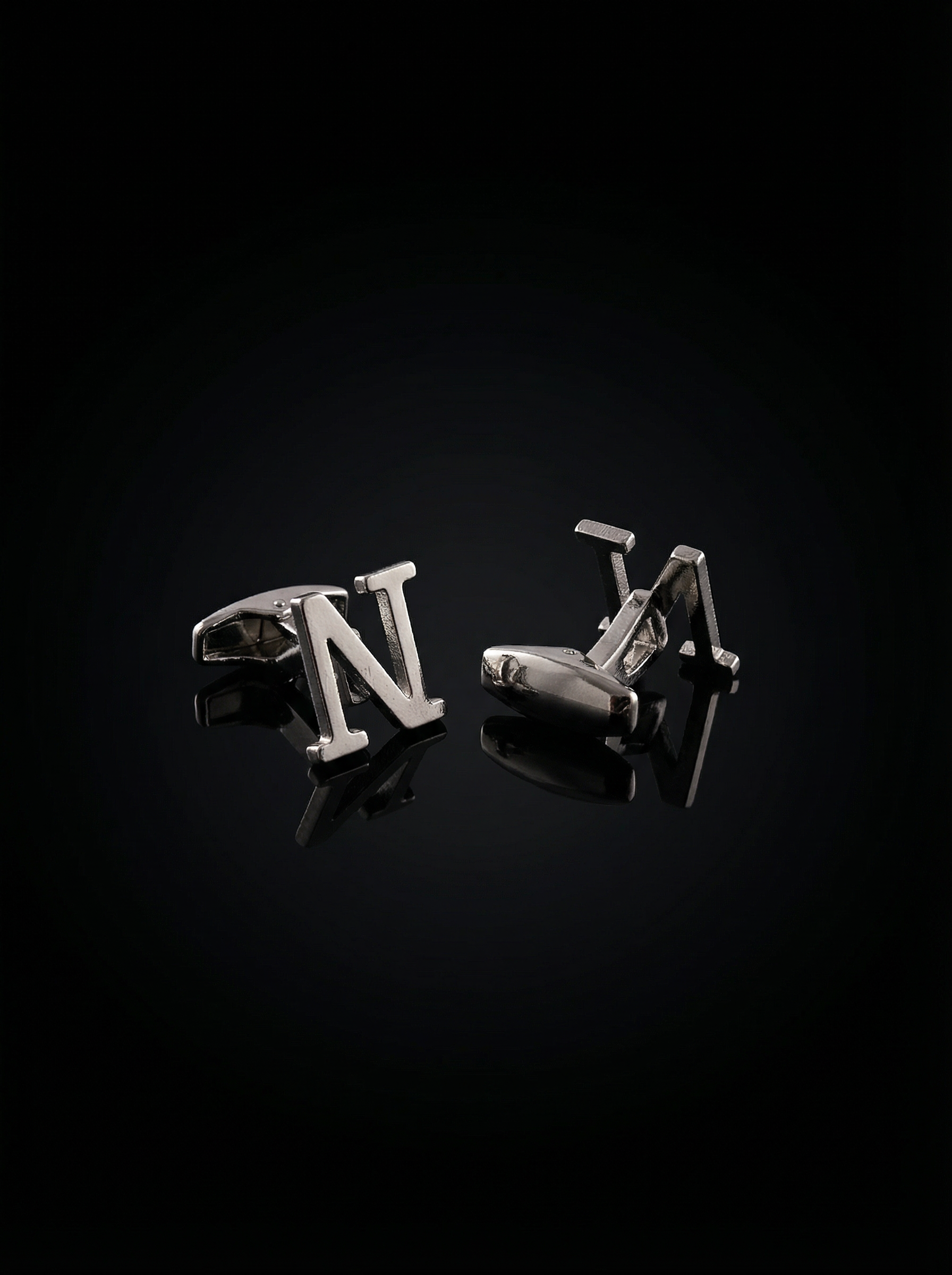 Letter N Cufflinks Tivaaro