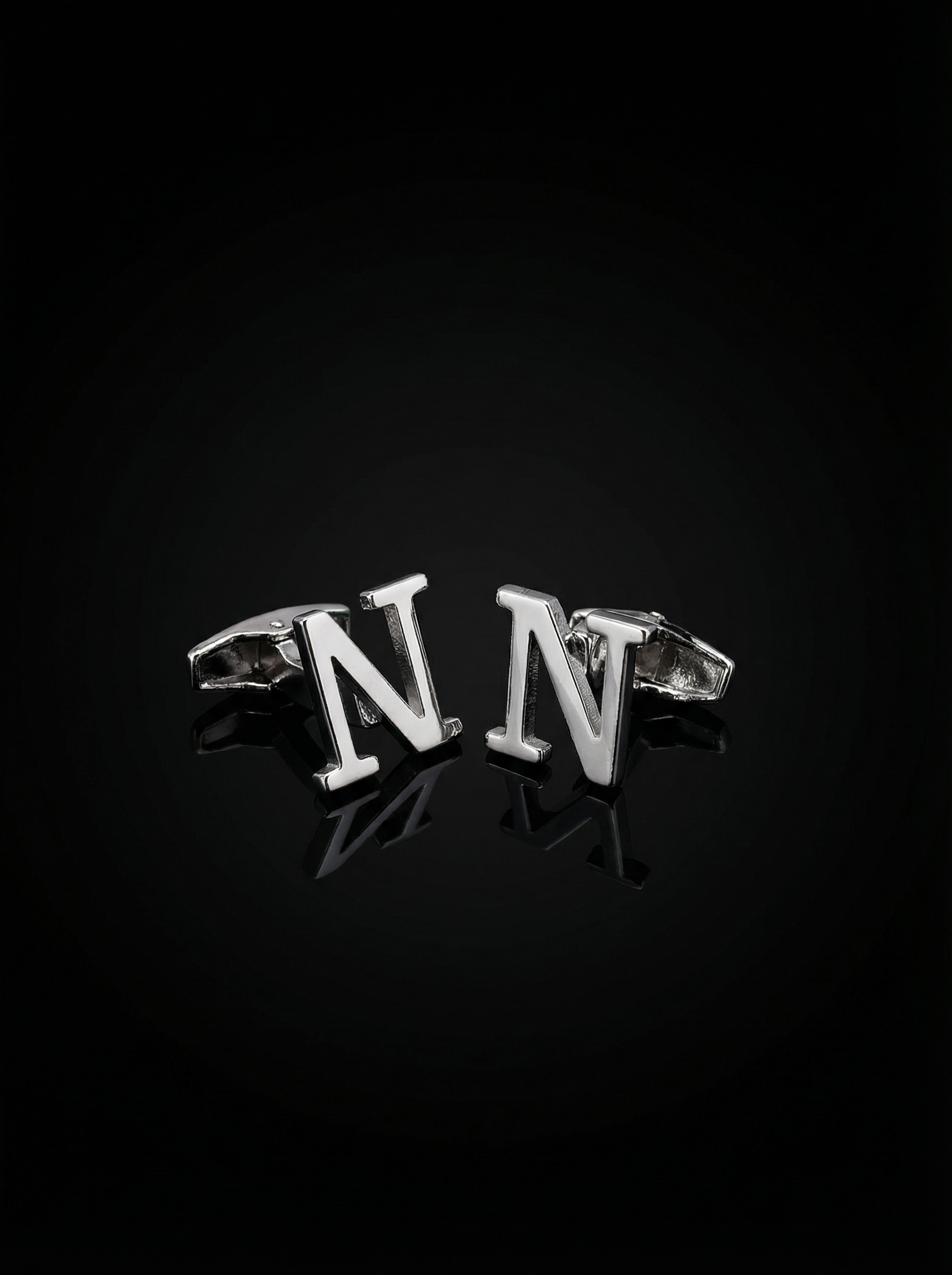 Letter N Cufflinks Tivaaro