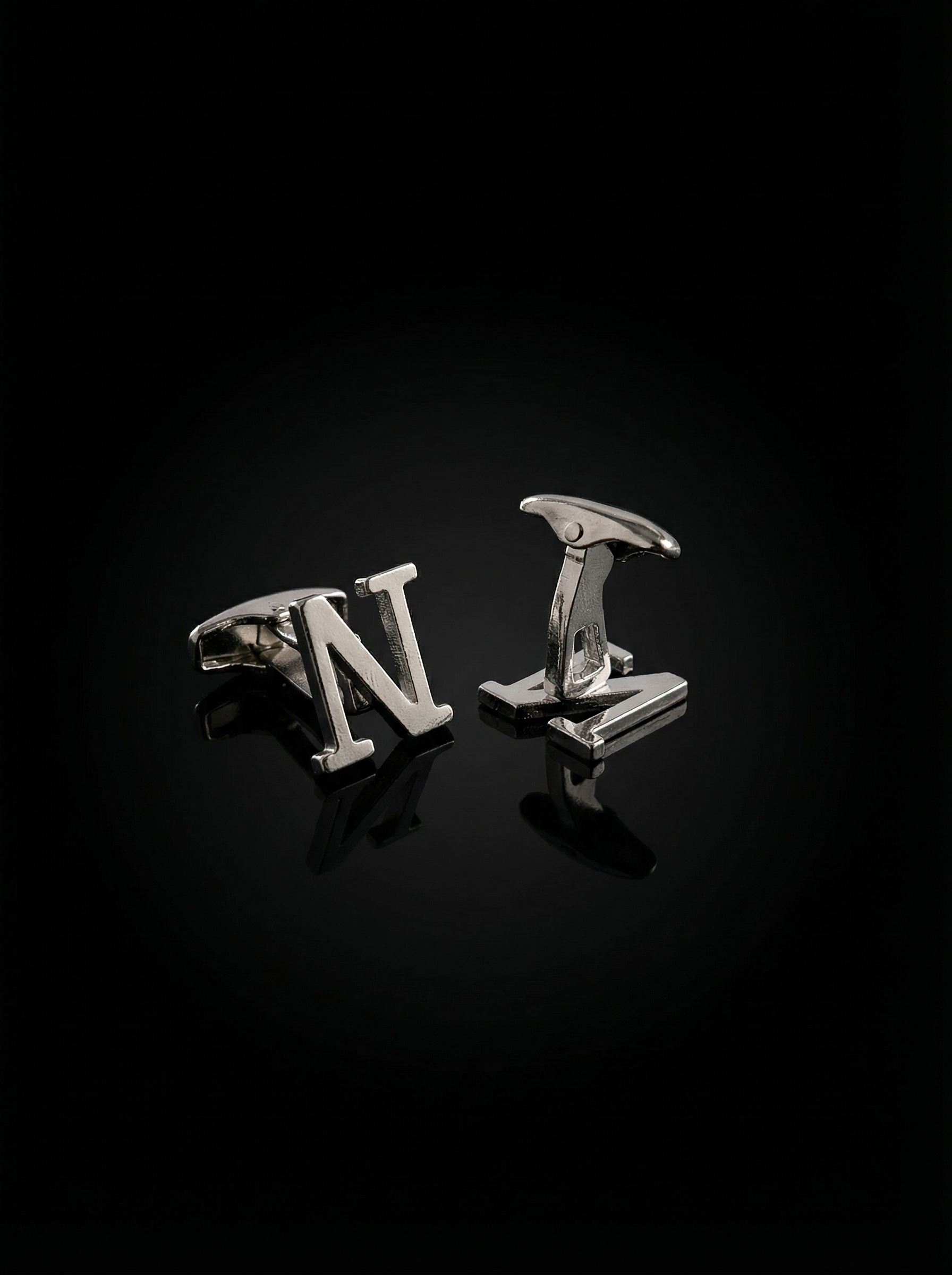 Letter N Cufflinks Tivaaro