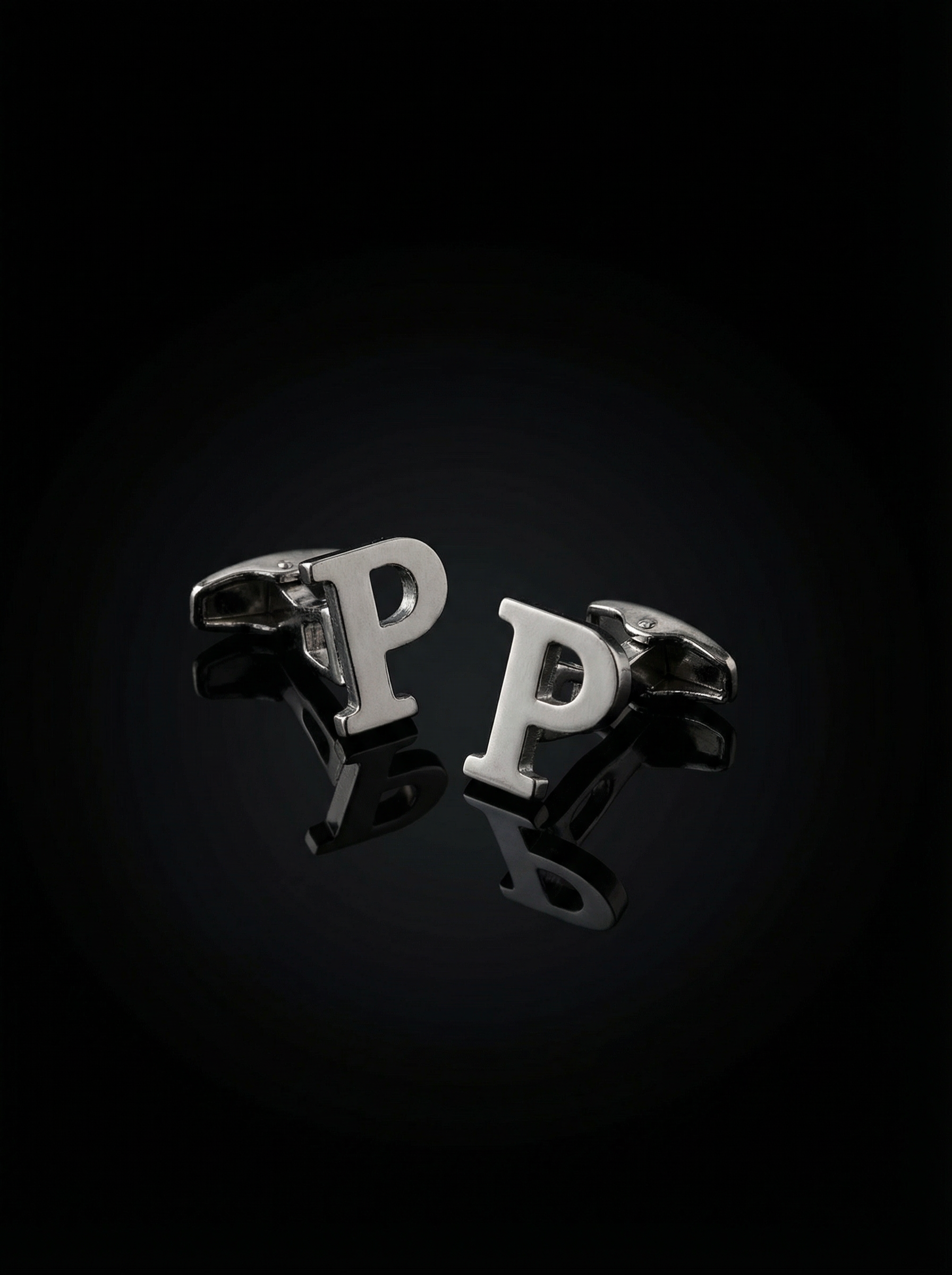 Letter P Cufflinks Tivaaro