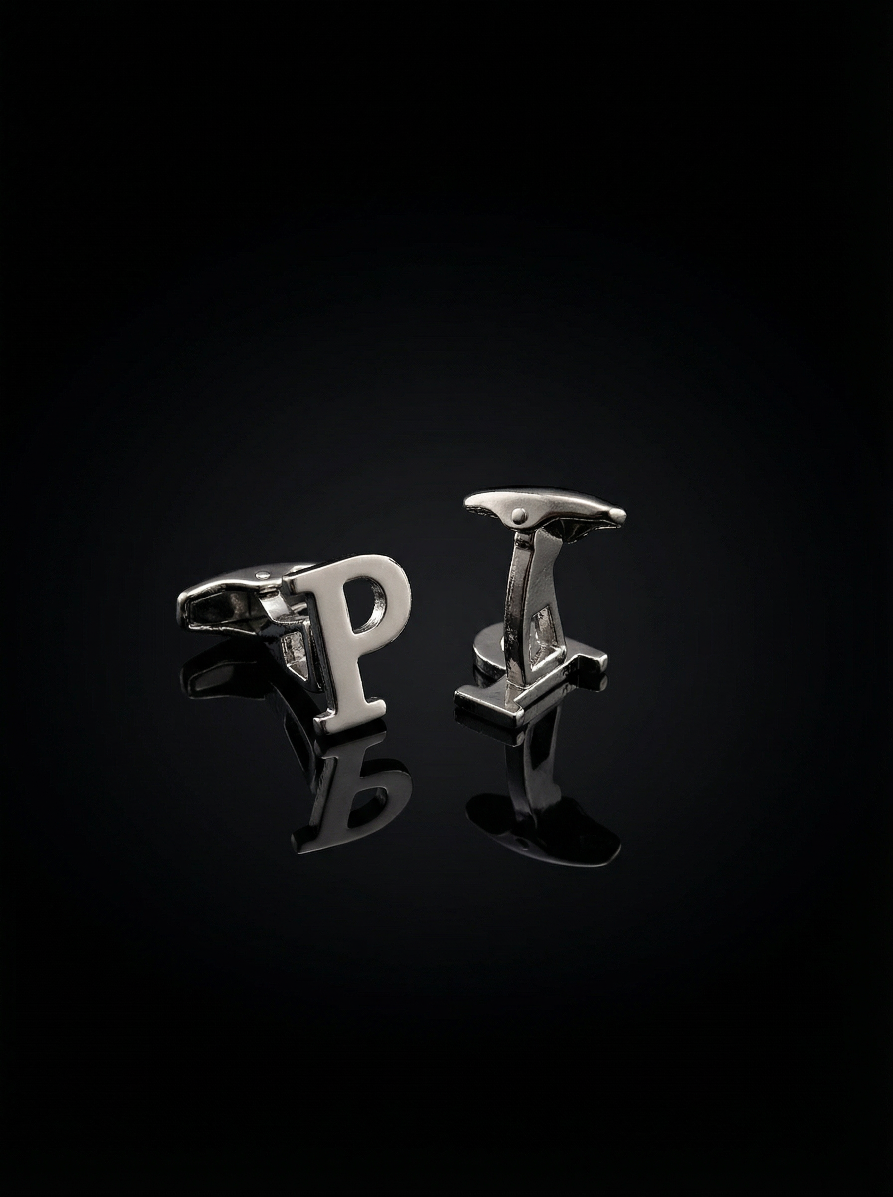 Letter P Cufflinks Tivaaro