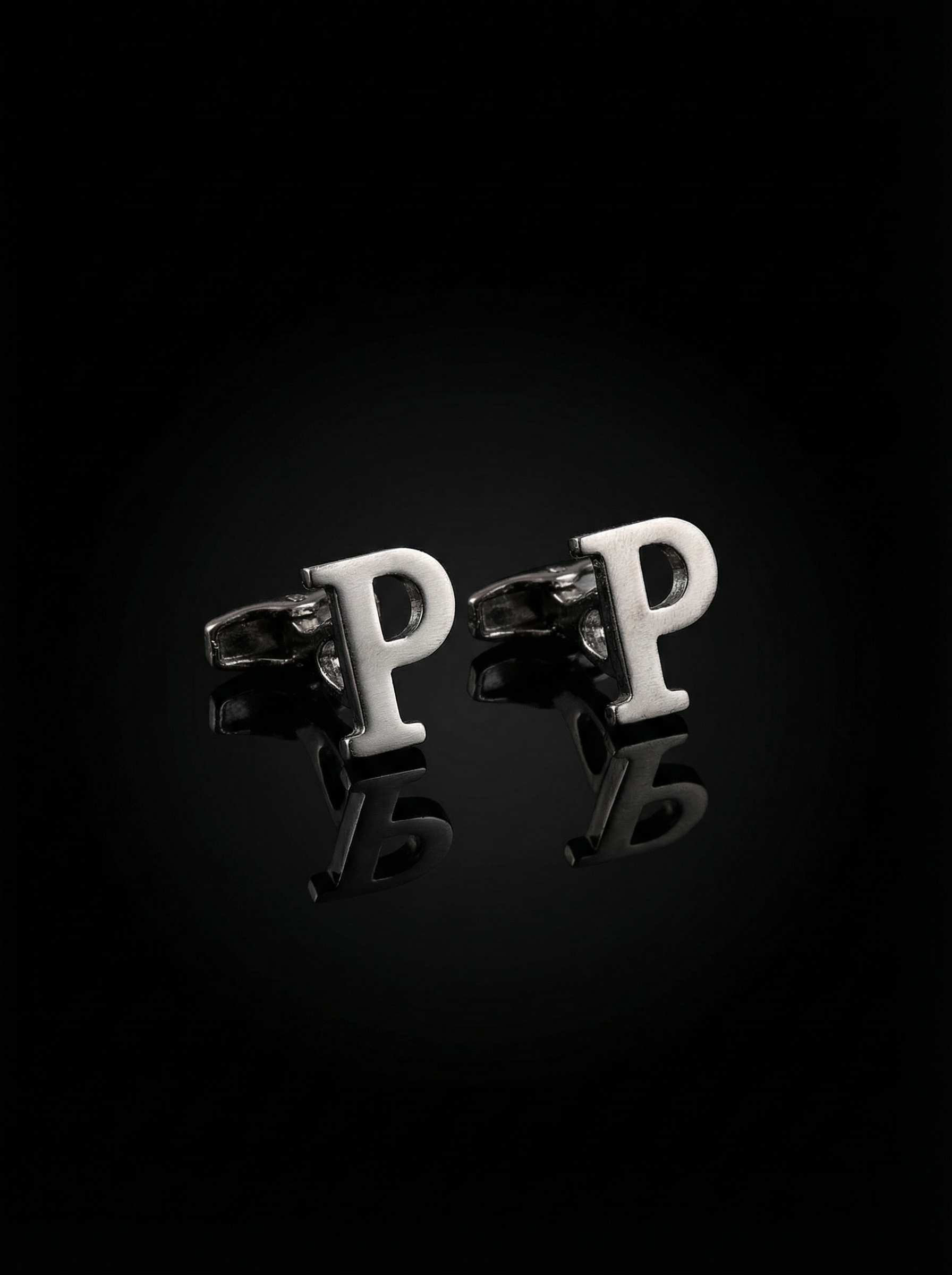 Letter P Cufflinks Tivaaro