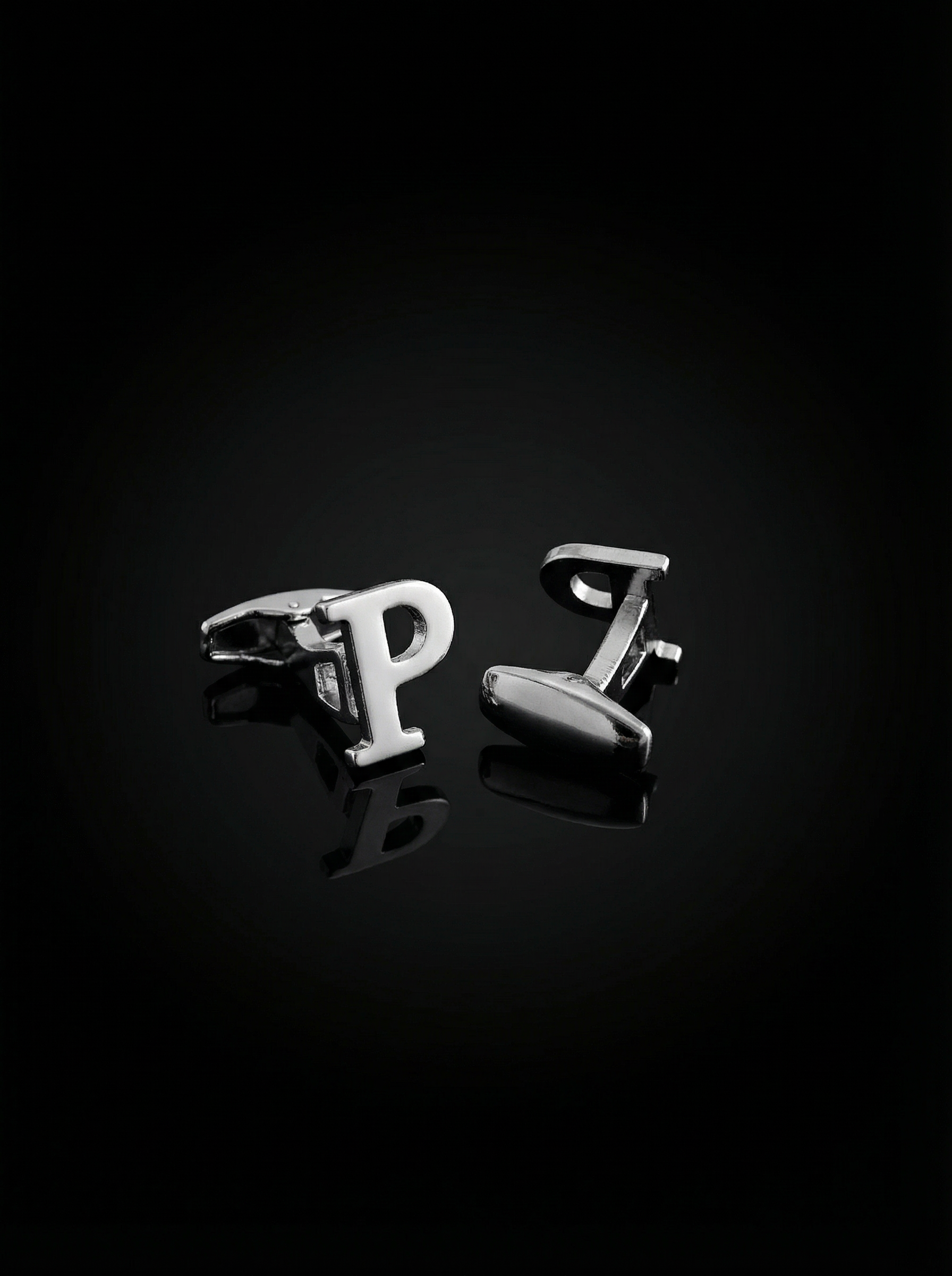 Letter P Cufflinks Tivaaro