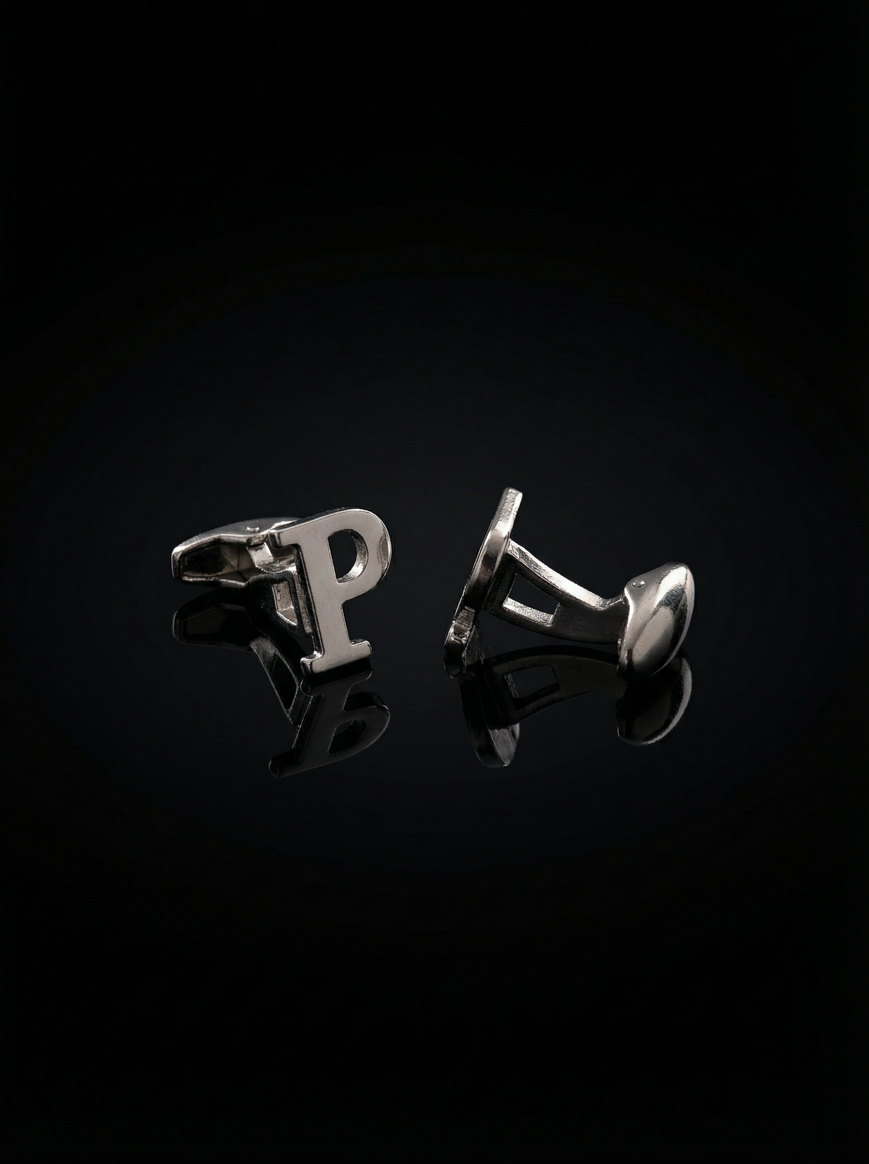 Letter P Cufflinks Tivaaro