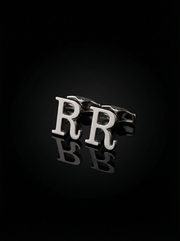 Letter R Cufflinks Tivaaro