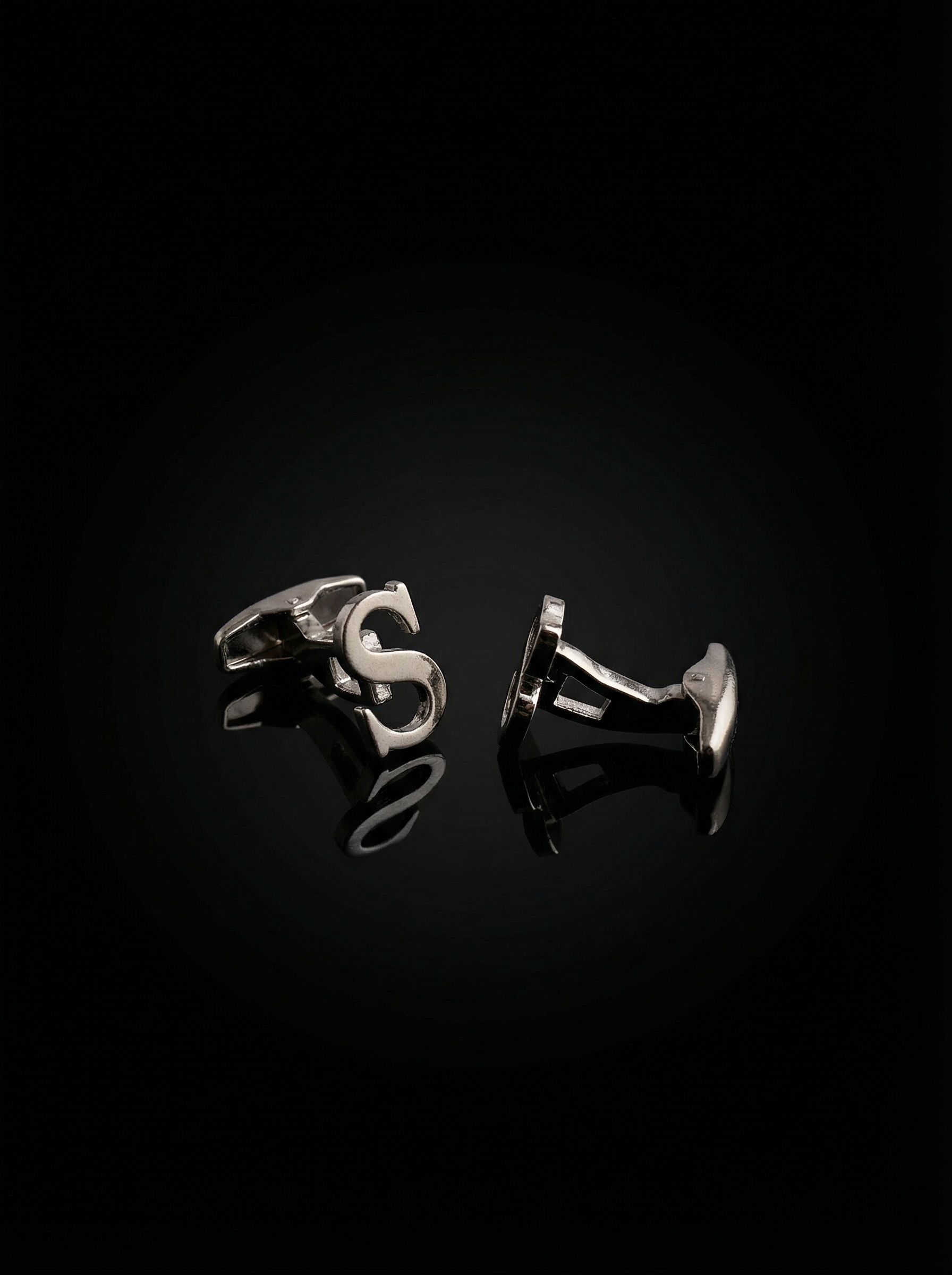 Letter S Cufflinks Tivaaro