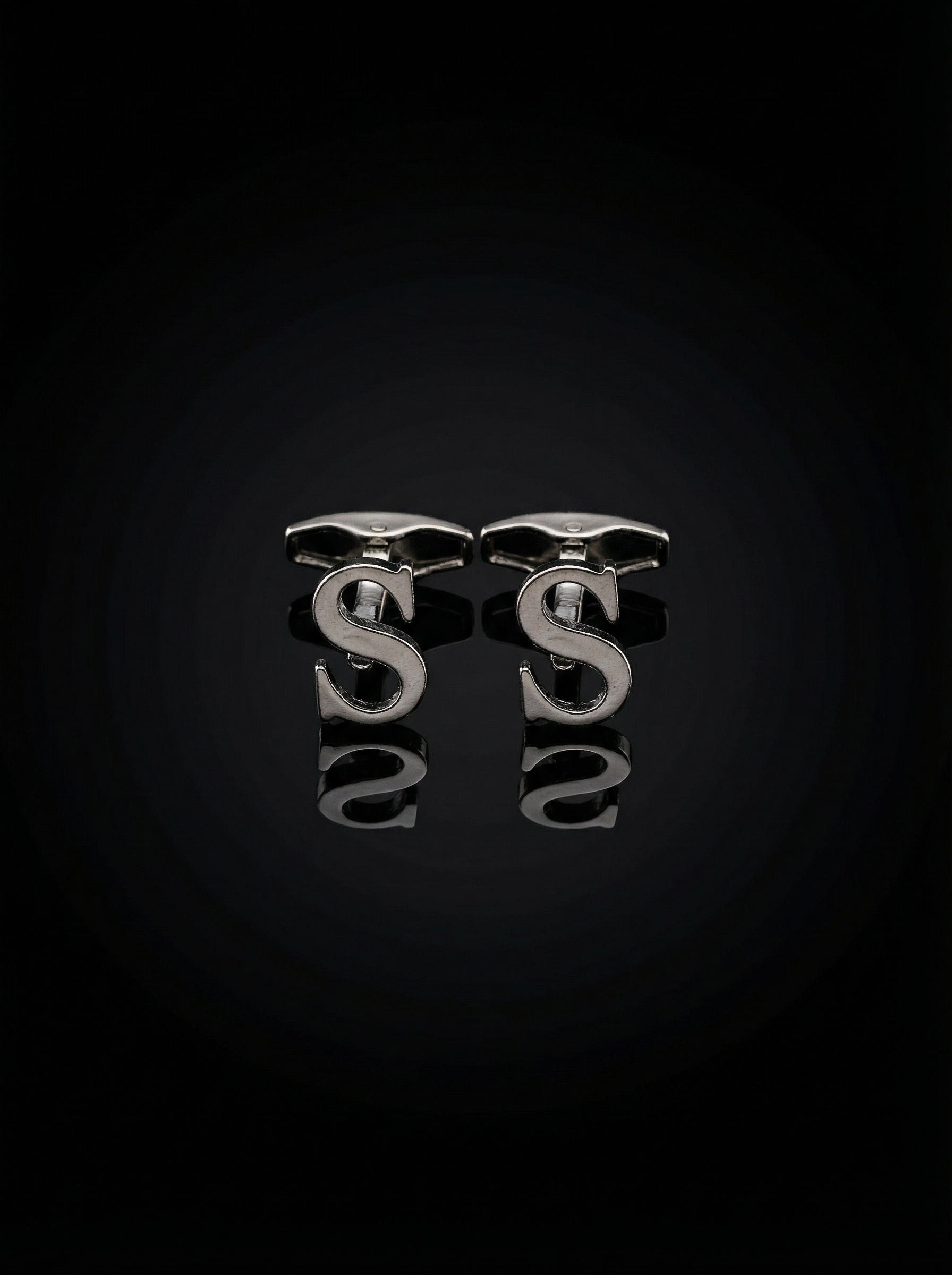 Letter S Cufflinks Tivaaro
