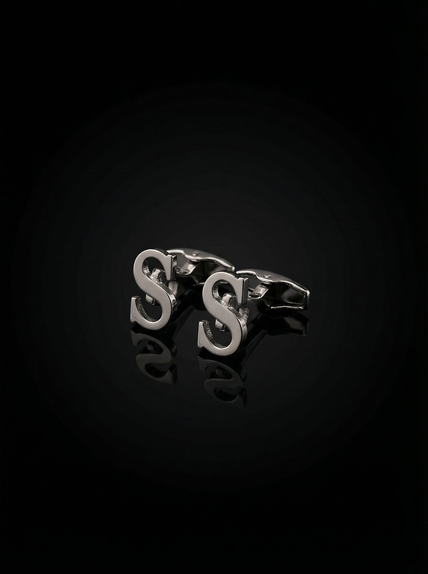 Letter S Cufflinks Tivaaro