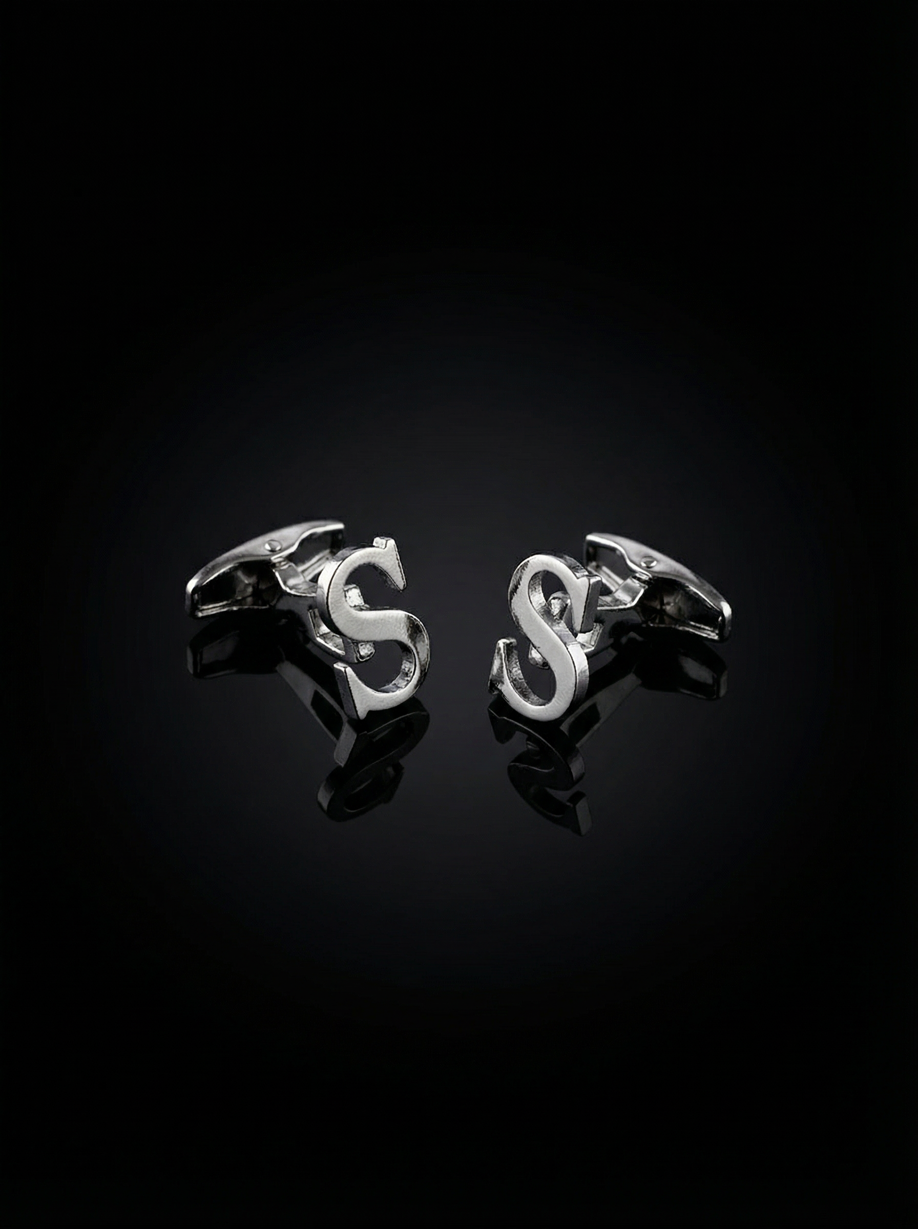 Letter S Cufflinks Tivaaro