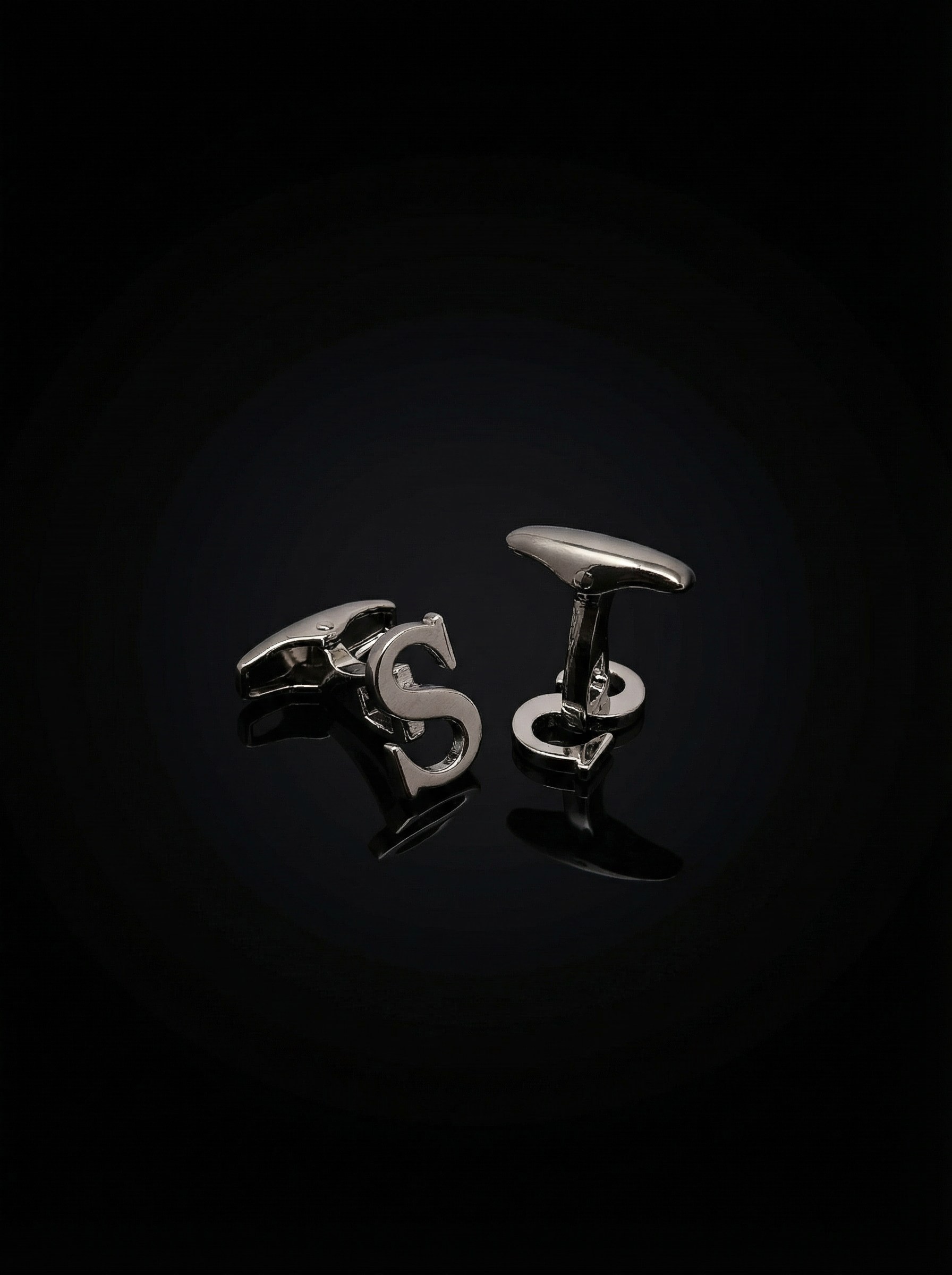 Letter S Cufflinks Tivaaro