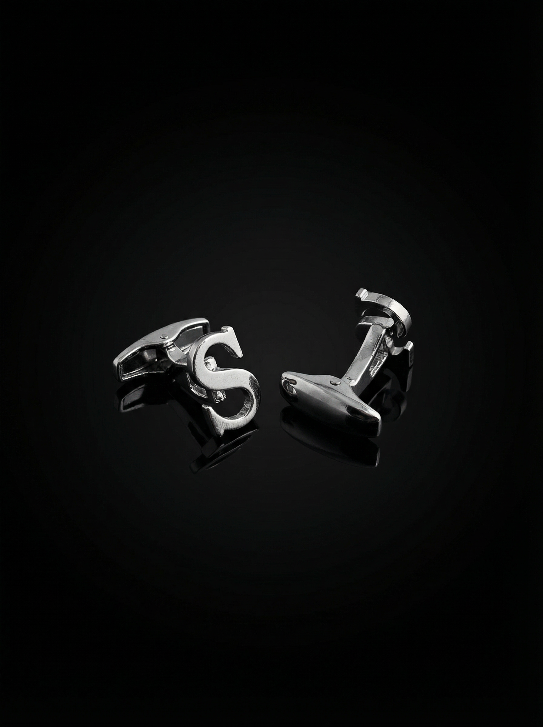 Letter S Cufflinks Tivaaro