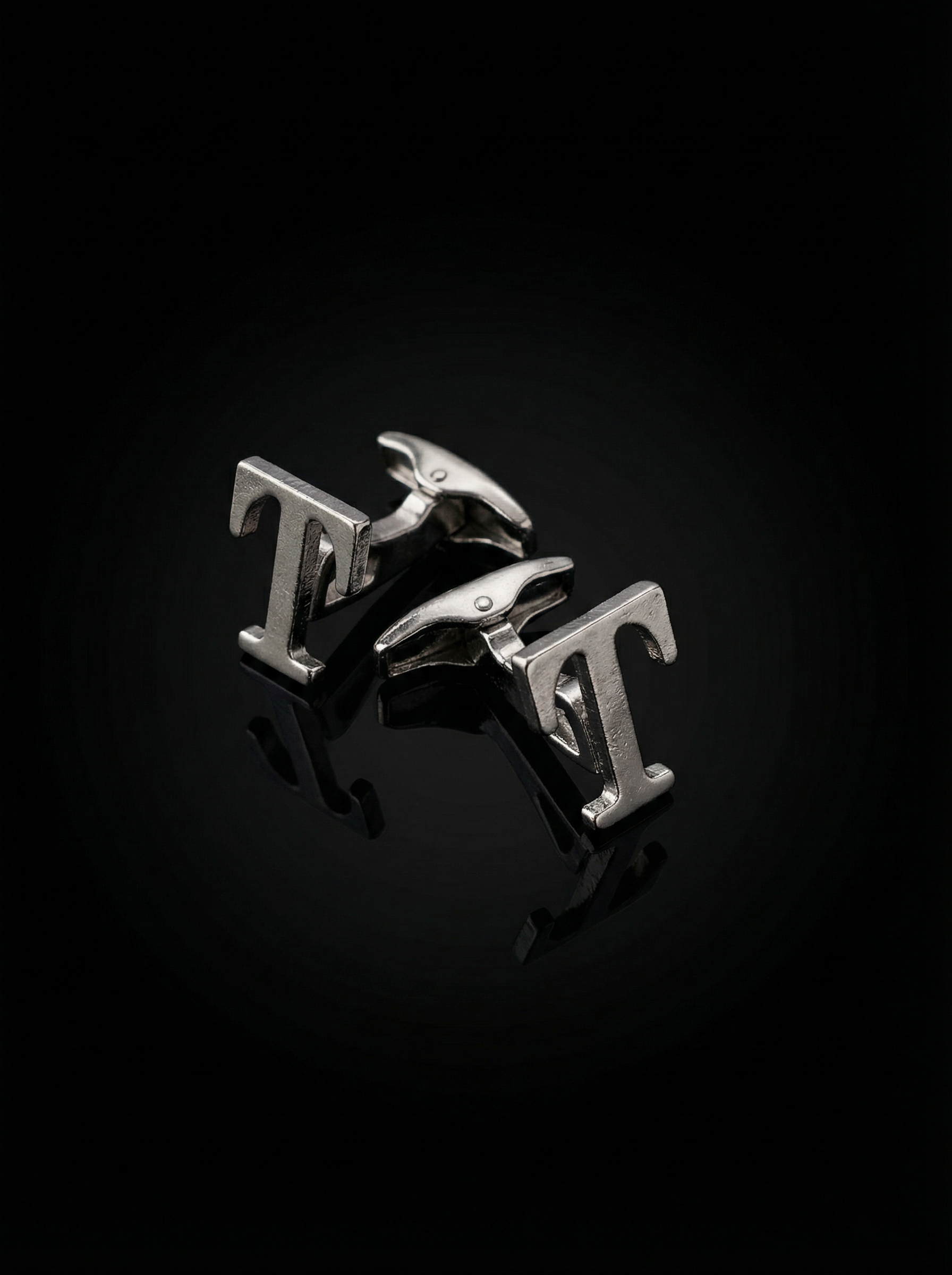 Letter T Cufflinks Tivaaro