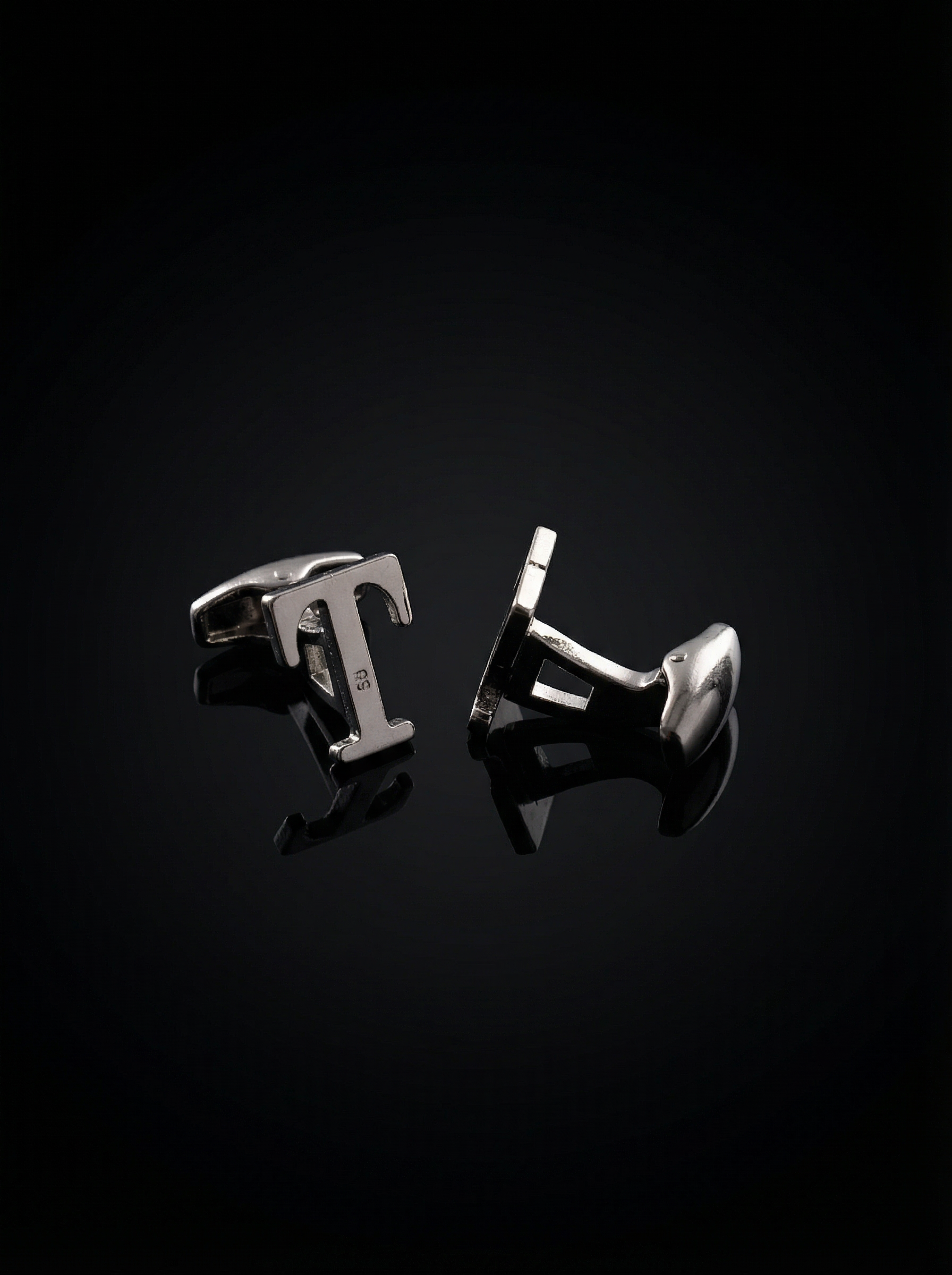 Letter T Cufflinks Tivaaro