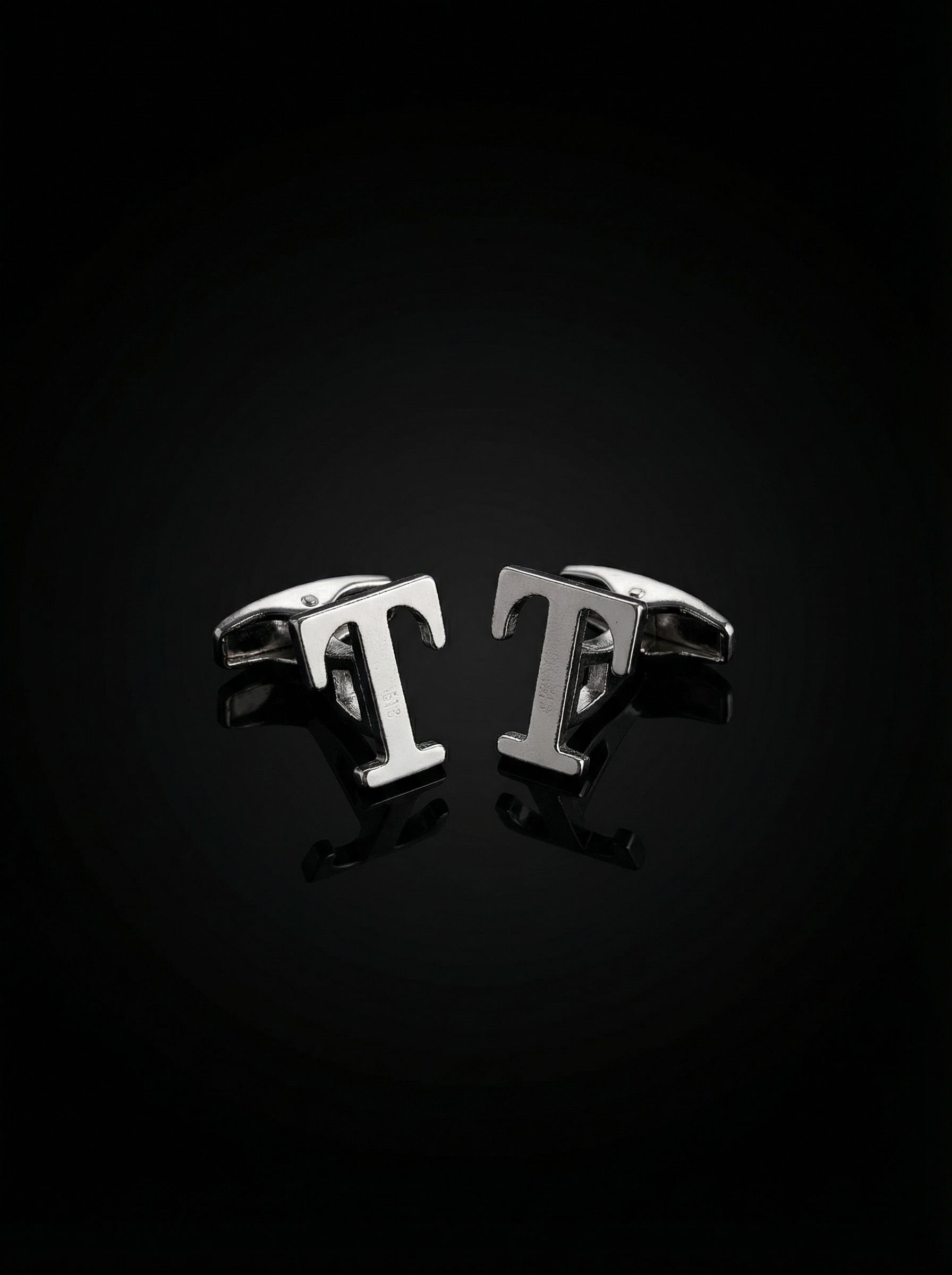 Letter T Cufflinks Tivaaro