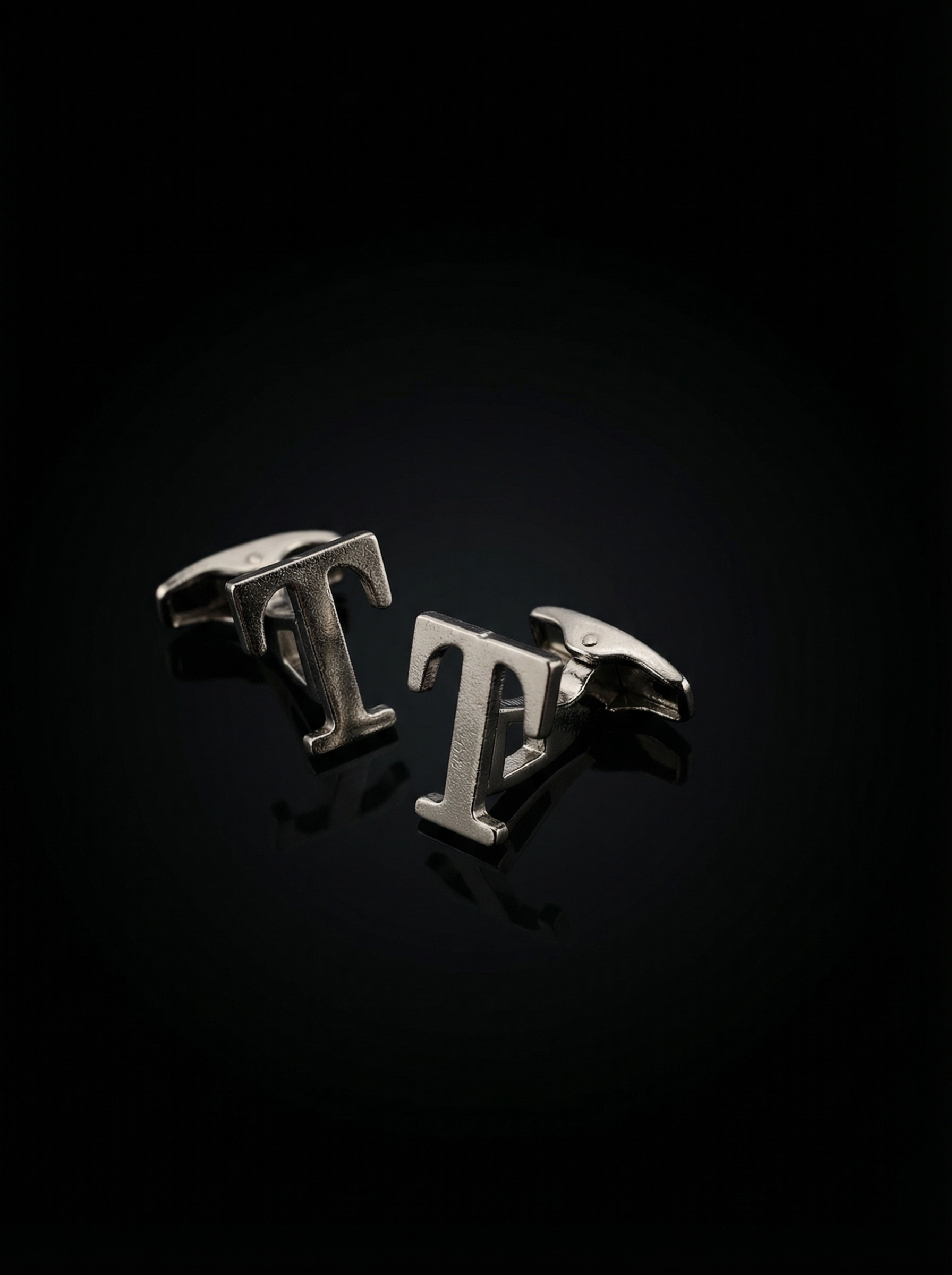 Letter T Cufflinks Tivaaro