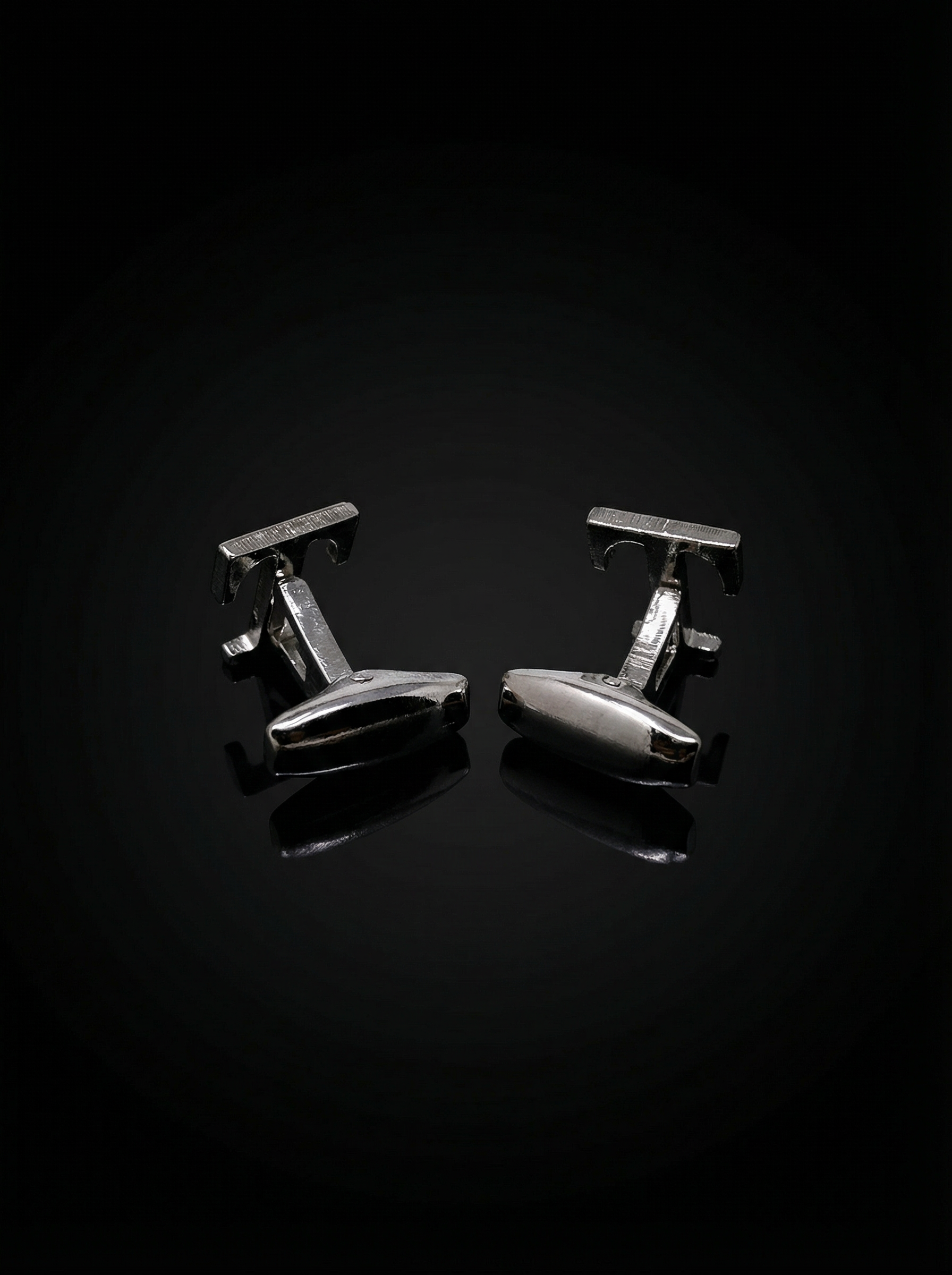 Letter T Cufflinks Tivaaro