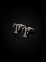 Letter T Cufflinks Tivaaro