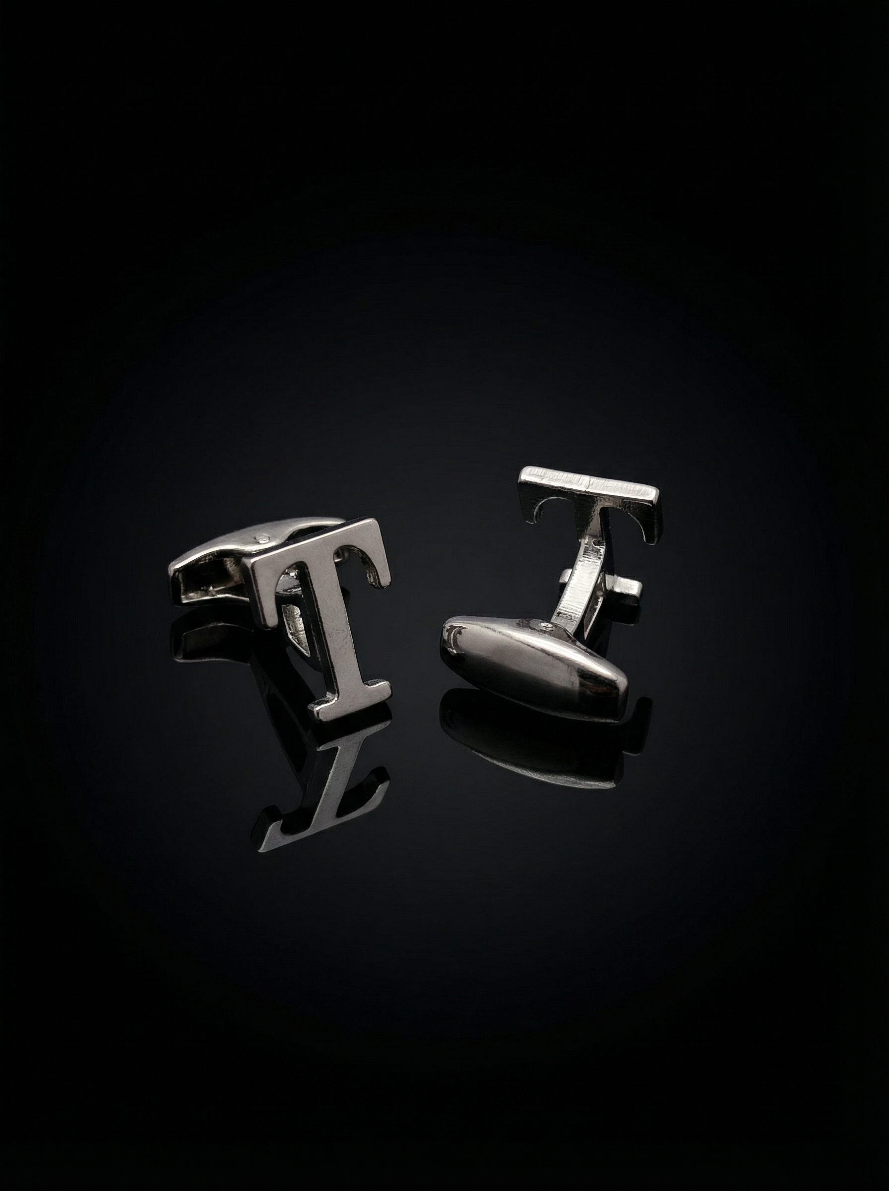 Letter T Cufflinks Tivaaro