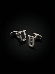 Letter U Cufflinks Tivaaro