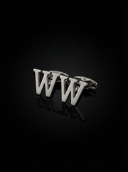 Letter W Cufflinks Tivaaro