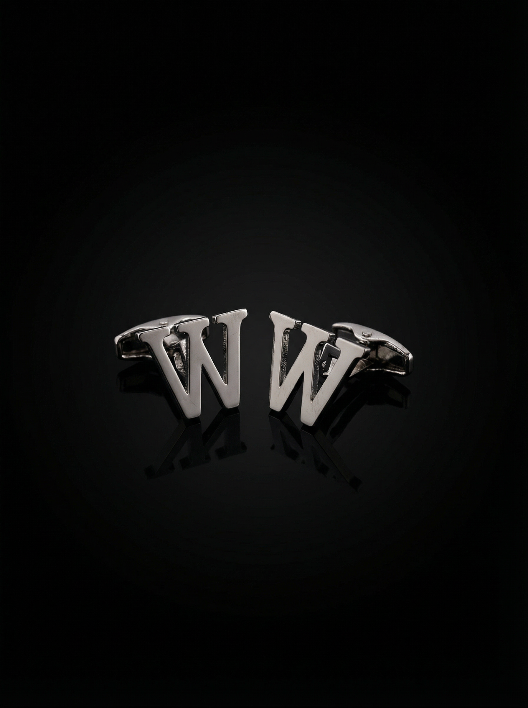Letter W Cufflinks Tivaaro