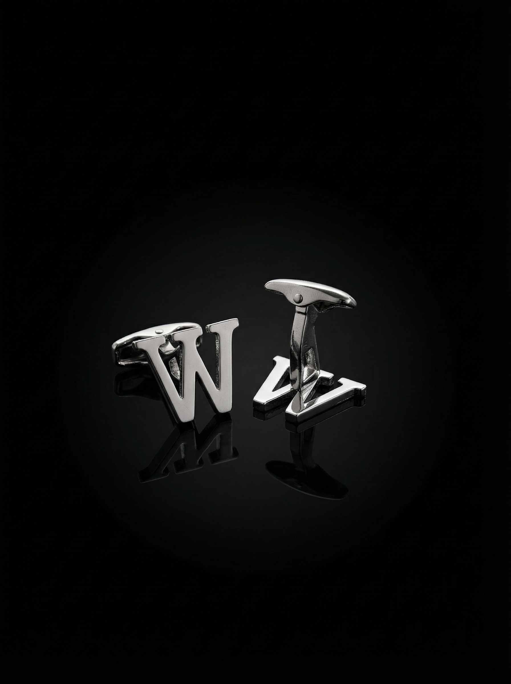 Letter W Cufflinks Tivaaro