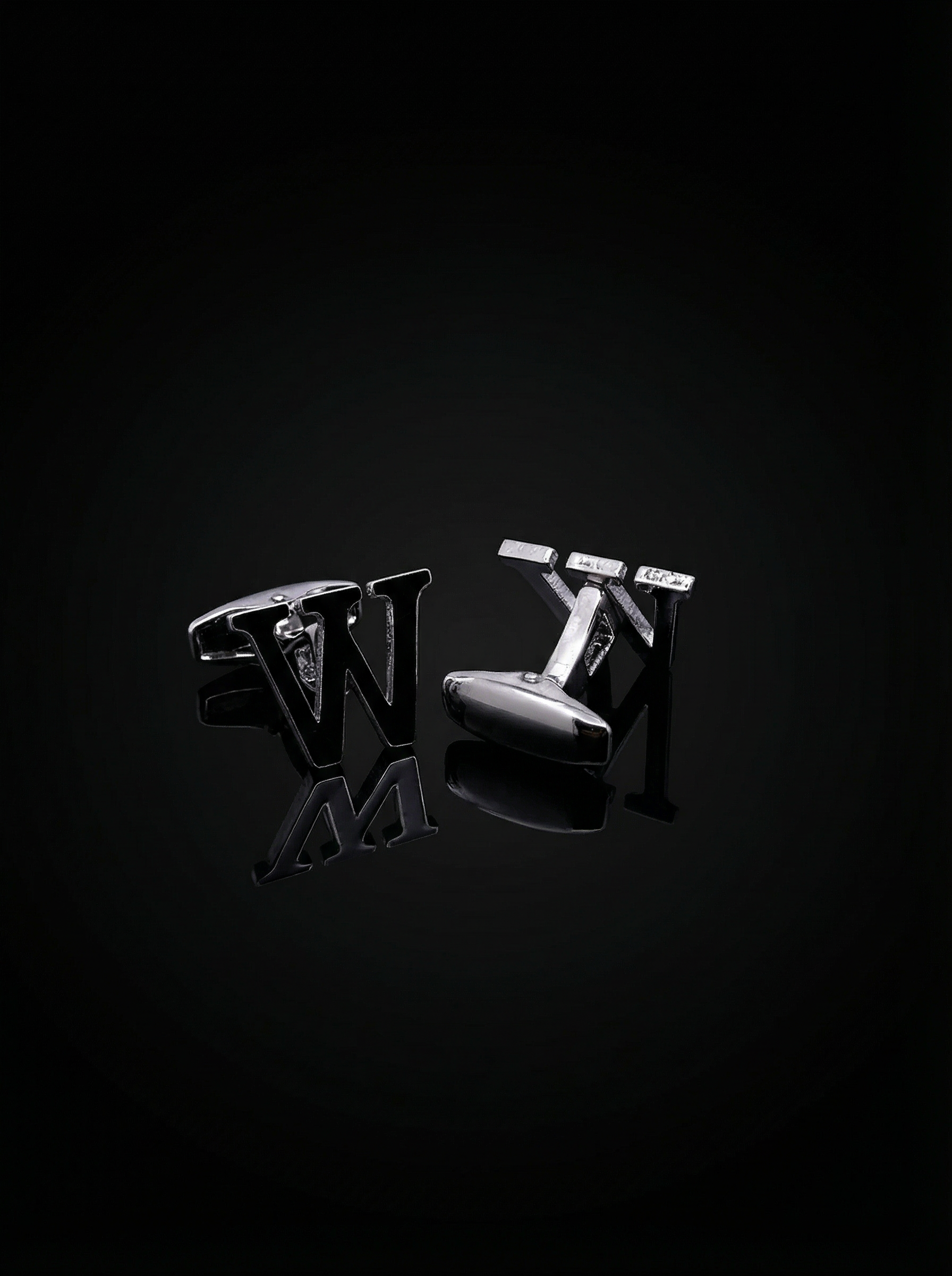 Letter W Cufflinks Tivaaro