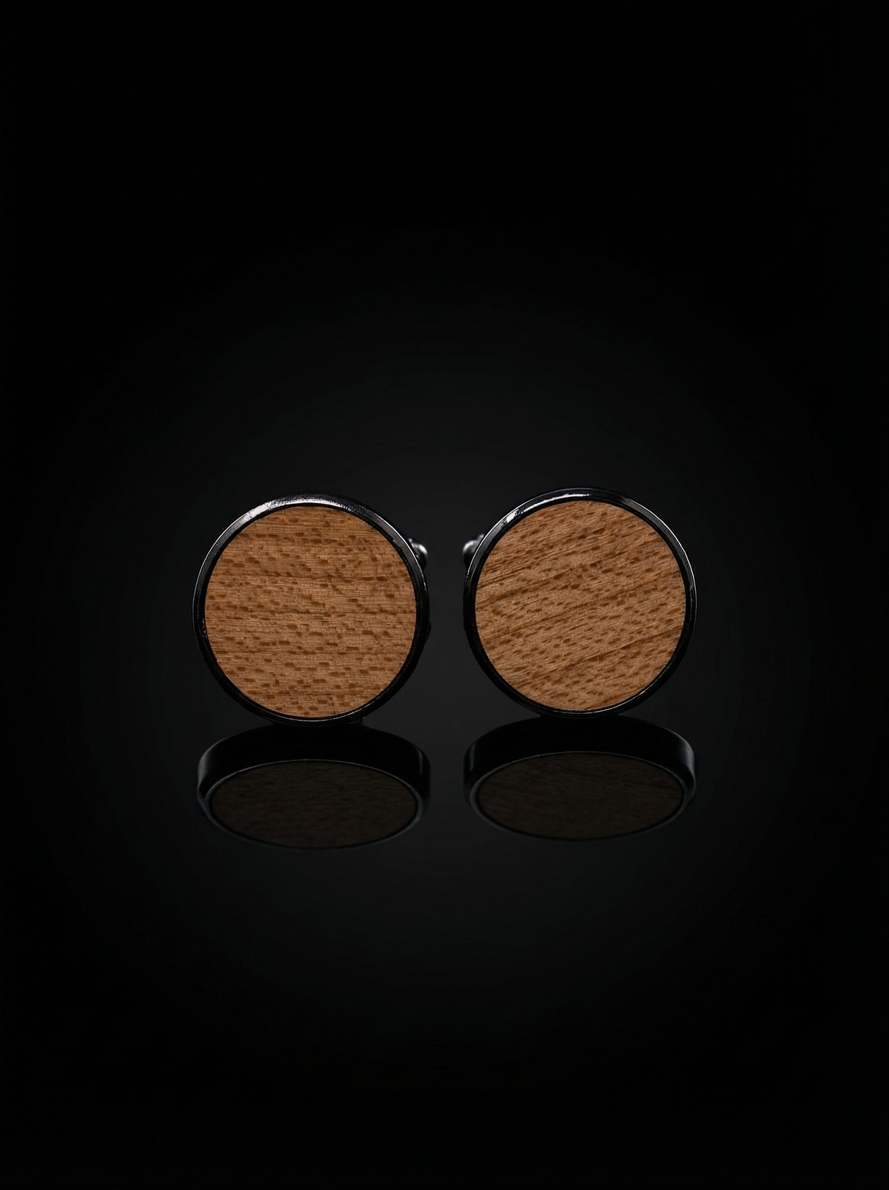 Light Wood Cufflinks Tivaaro