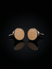 Light Wood Cufflinks Tivaaro