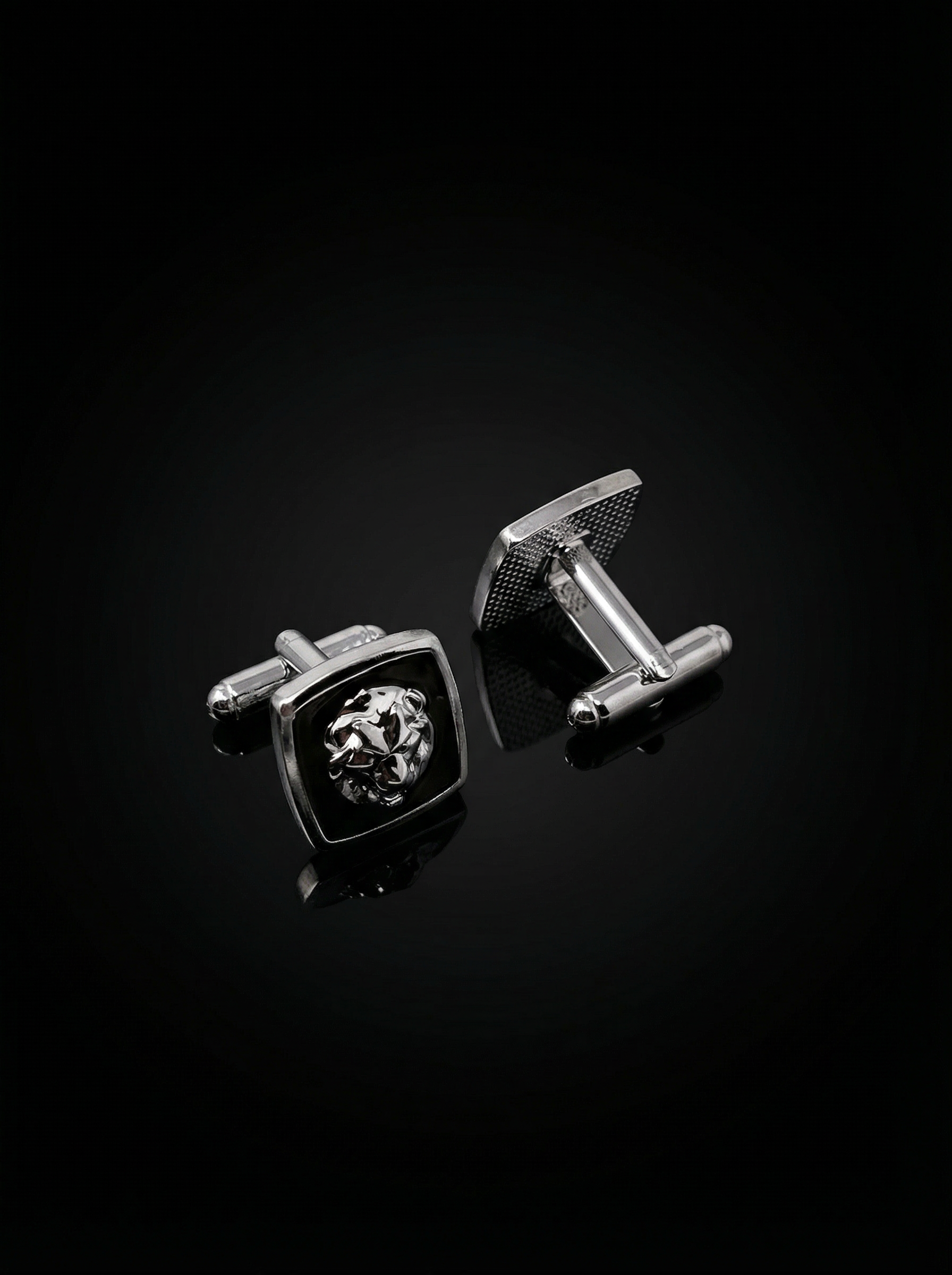 Lion Face Cufflinks Tivaaro