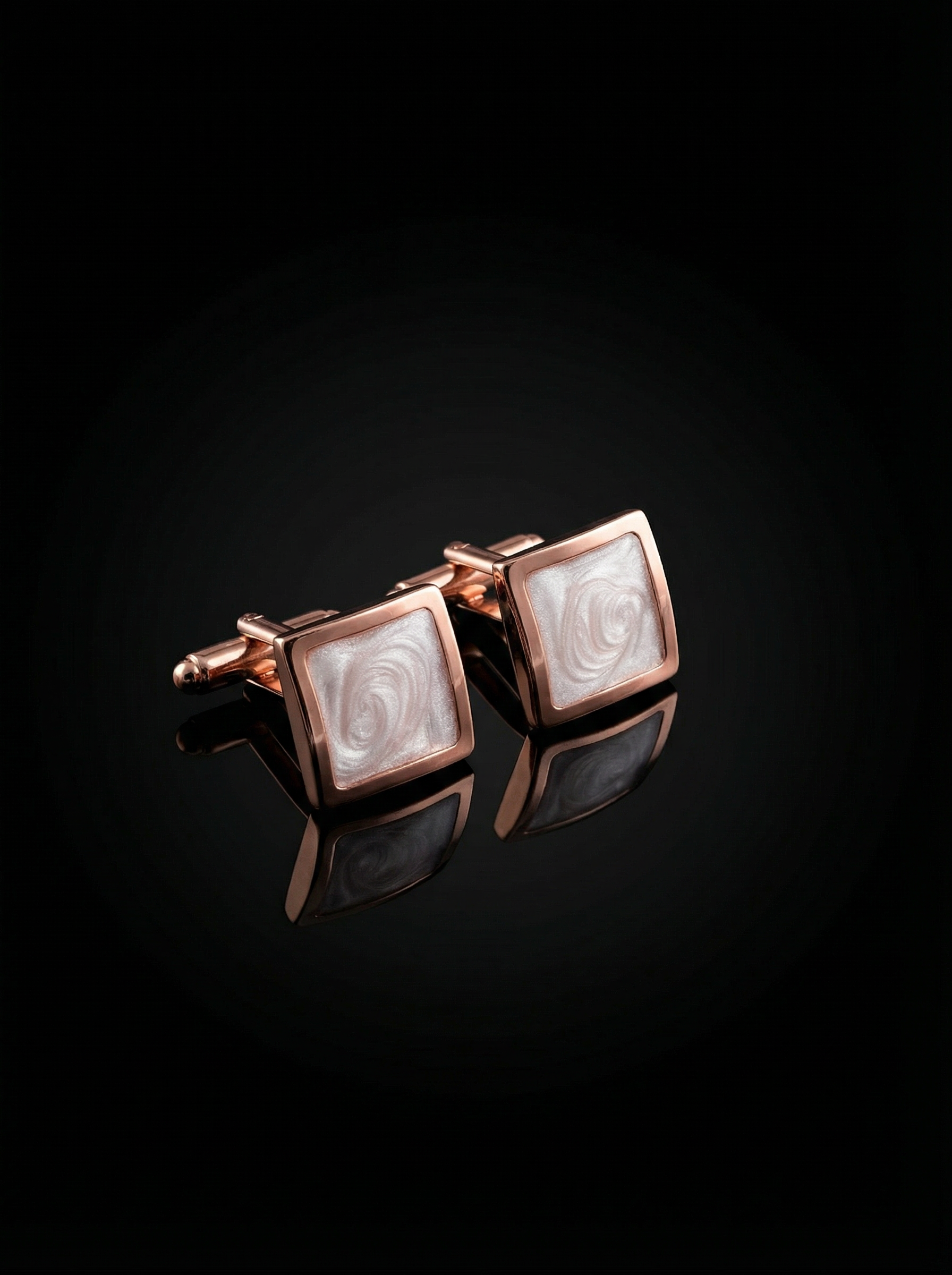 Marbled Swirl Cufflinks Tivaaro