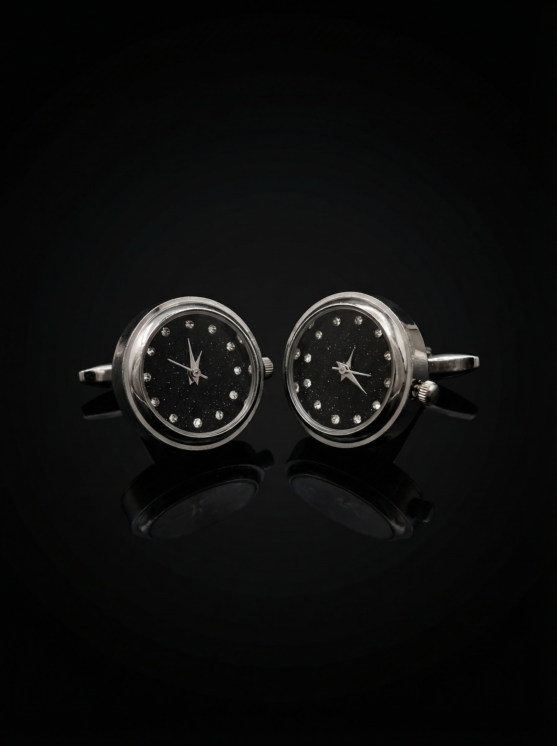Midnight Glitter Cufflinks Tivaaro