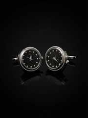 Midnight Glitter Cufflinks Tivaaro