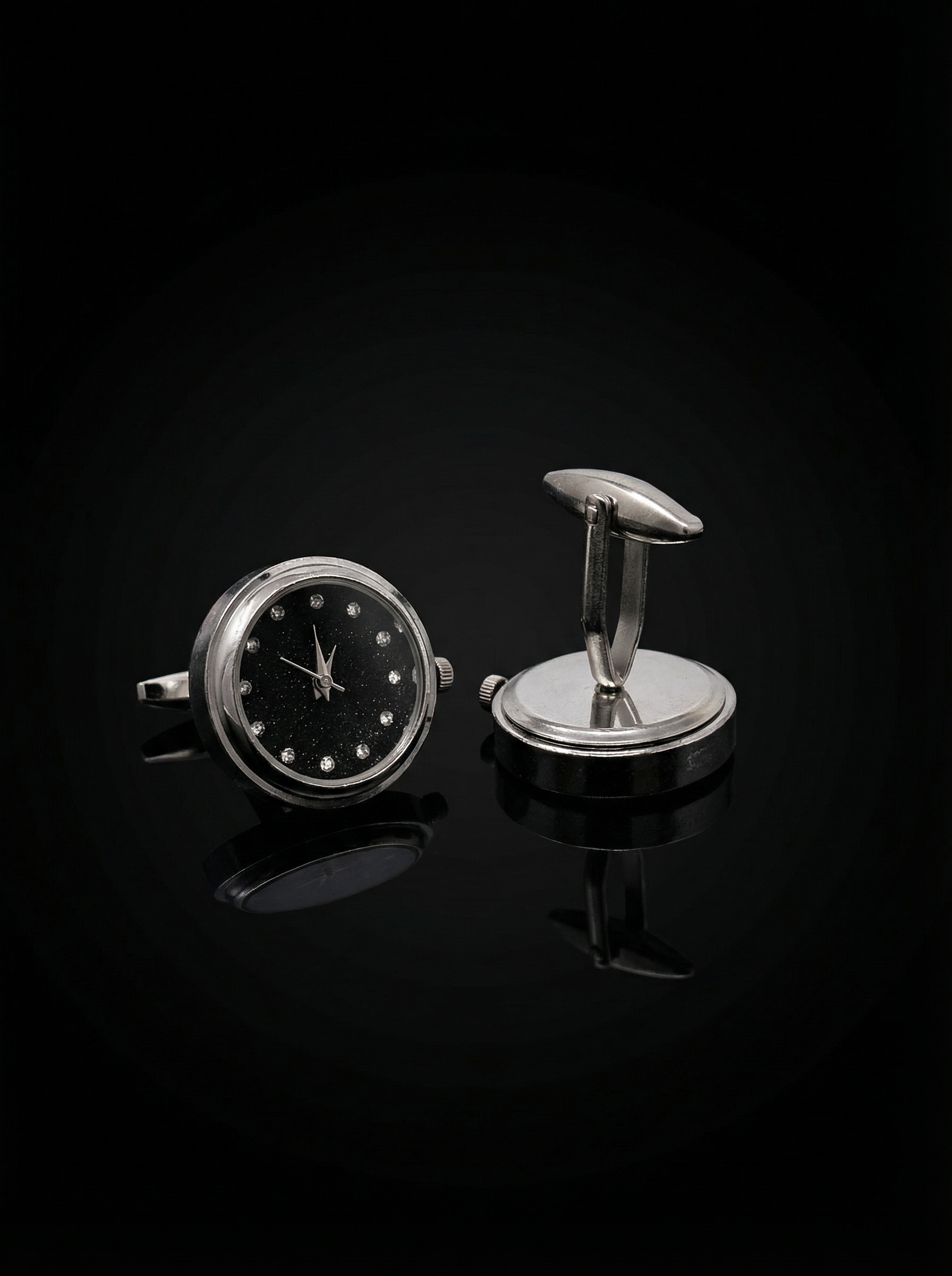 Midnight Glitter Cufflinks Tivaaro
