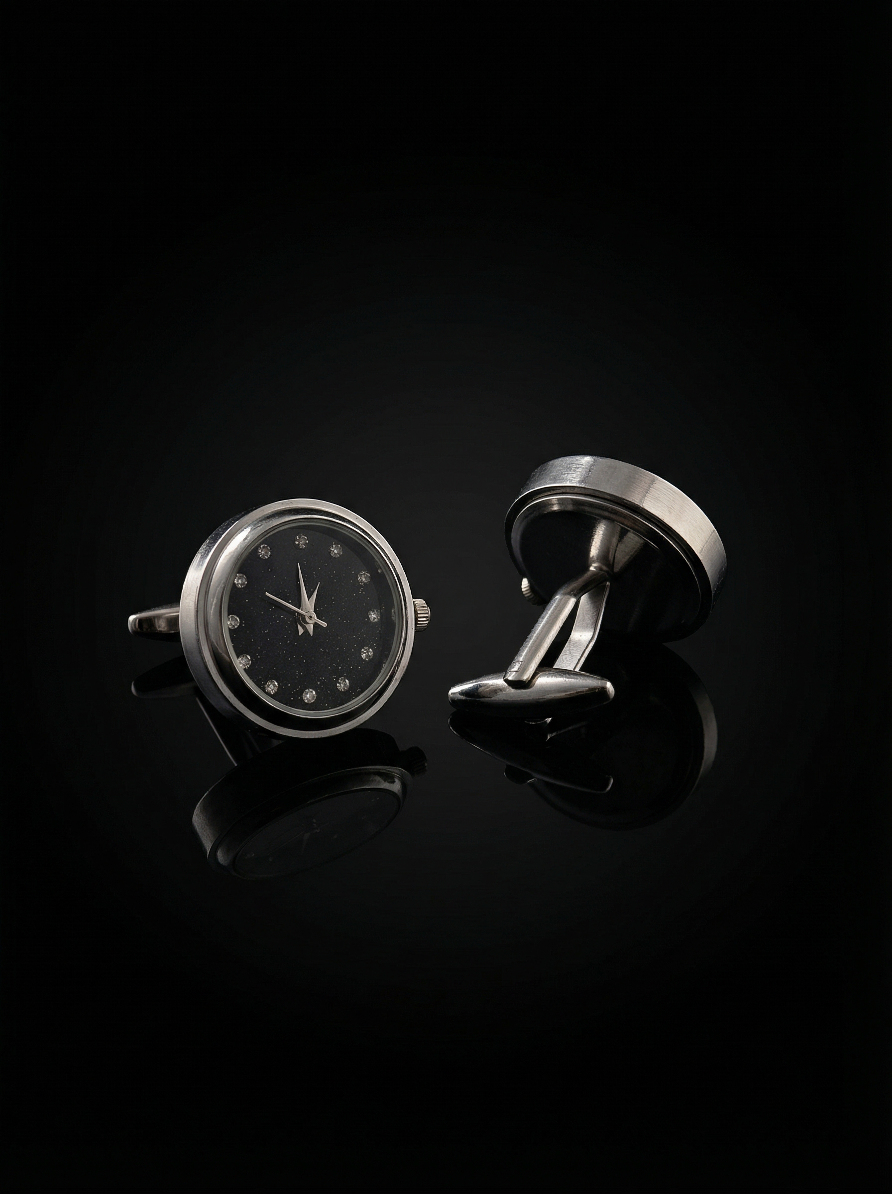 Midnight Glitter Cufflinks Tivaaro
