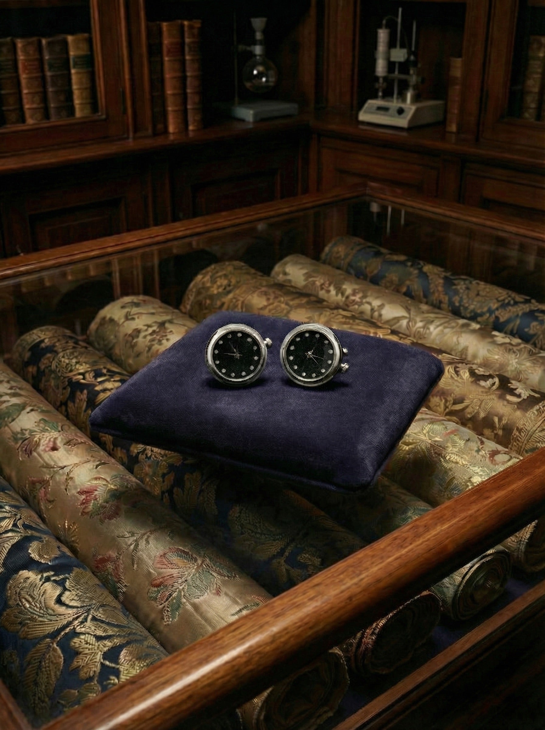 Midnight Glitter Cufflinks