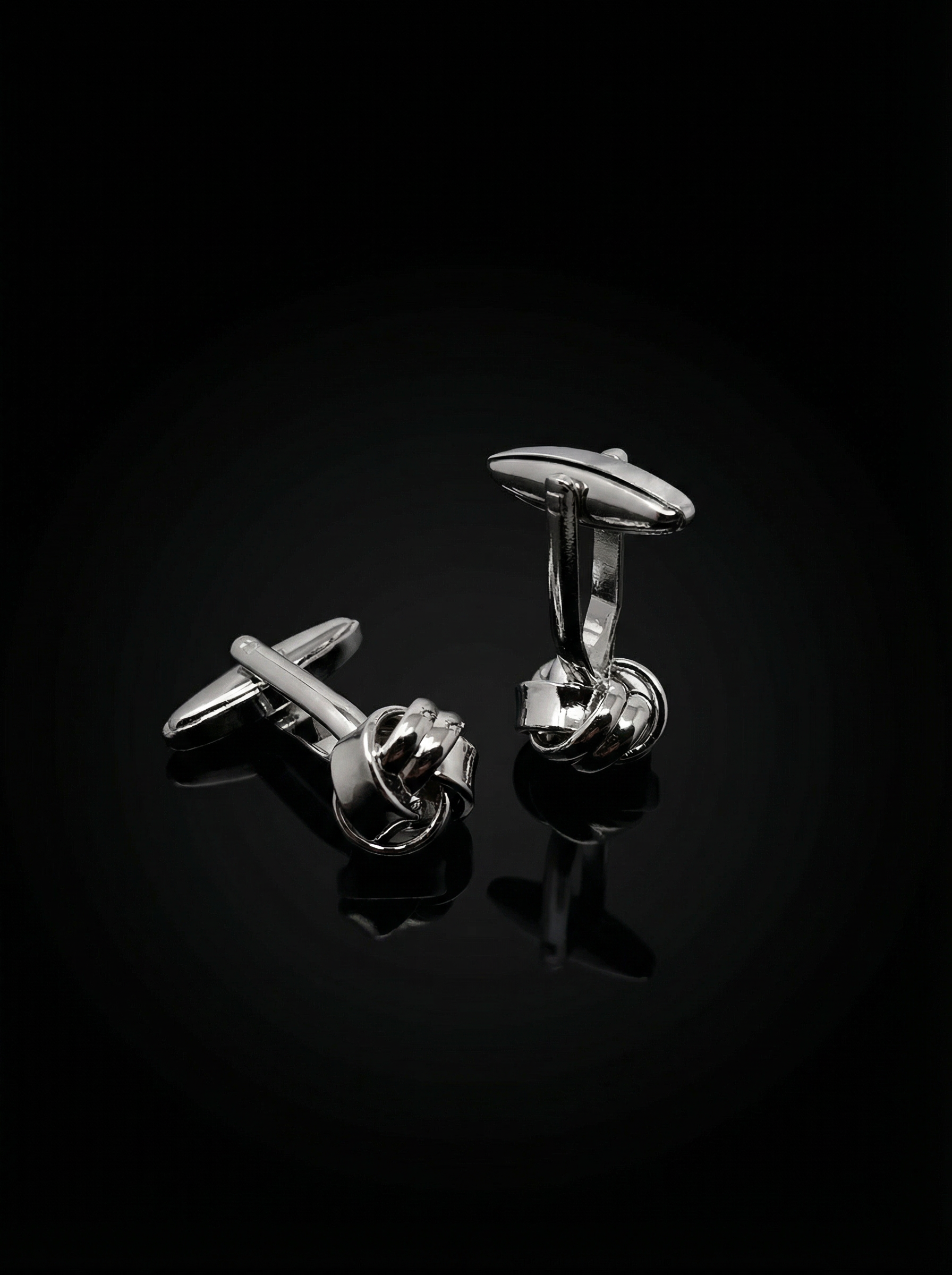 Minimalist Knot Cufflinks Tivaaro